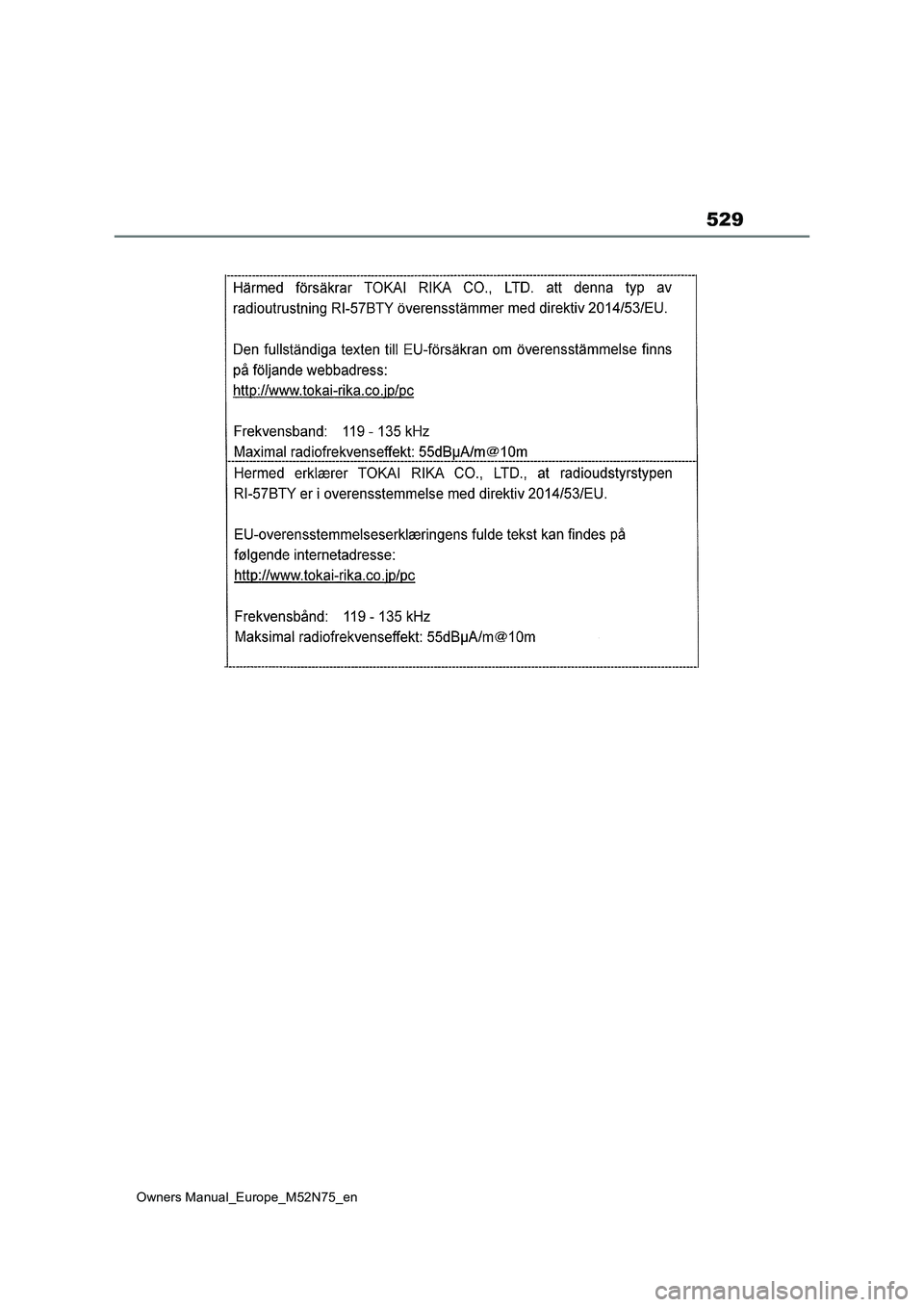 TOYOTA YARIS CROSS 2023 Owners Manual 529
Owners Manual_Europe_M52N75_en TOYOTA YARIS CROSS 2023 Owners Manual 529
Owners Manual_Europe_M52N75_en