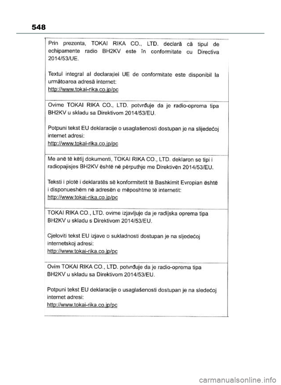 TOYOTA YARIS CROSS 2022 Instrukcja obsługi (in Polish) 548
46 Yaris Cross OM52N20E 10/1/21 4:16 PM Page 548 TOYOTA YARIS CROSS 2022 Instrukcja obsługi (in Polish) 548
46 Yaris Cross OM52N20E 10/1/21 4:16 PM Page 548