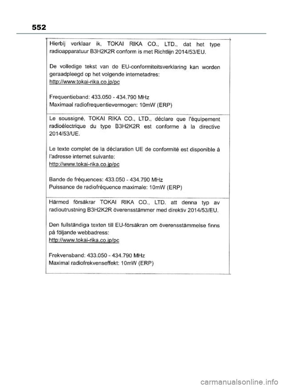 TOYOTA YARIS CROSS 2022 Instrukcja obsługi (in Polish) 552
46 Yaris Cross OM52N20E 10/1/21 4:16 PM Page 552 TOYOTA YARIS CROSS 2022 Instrukcja obsługi (in Polish) 552
46 Yaris Cross OM52N20E 10/1/21 4:16 PM Page 552