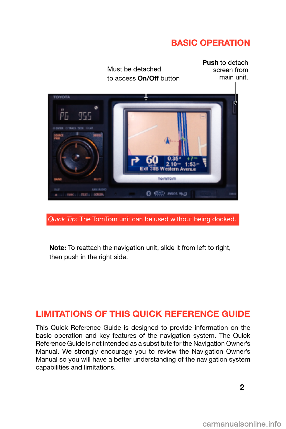 TOYOTA 4RUNNER 2008 N210 / 4.G Navigation Manual 