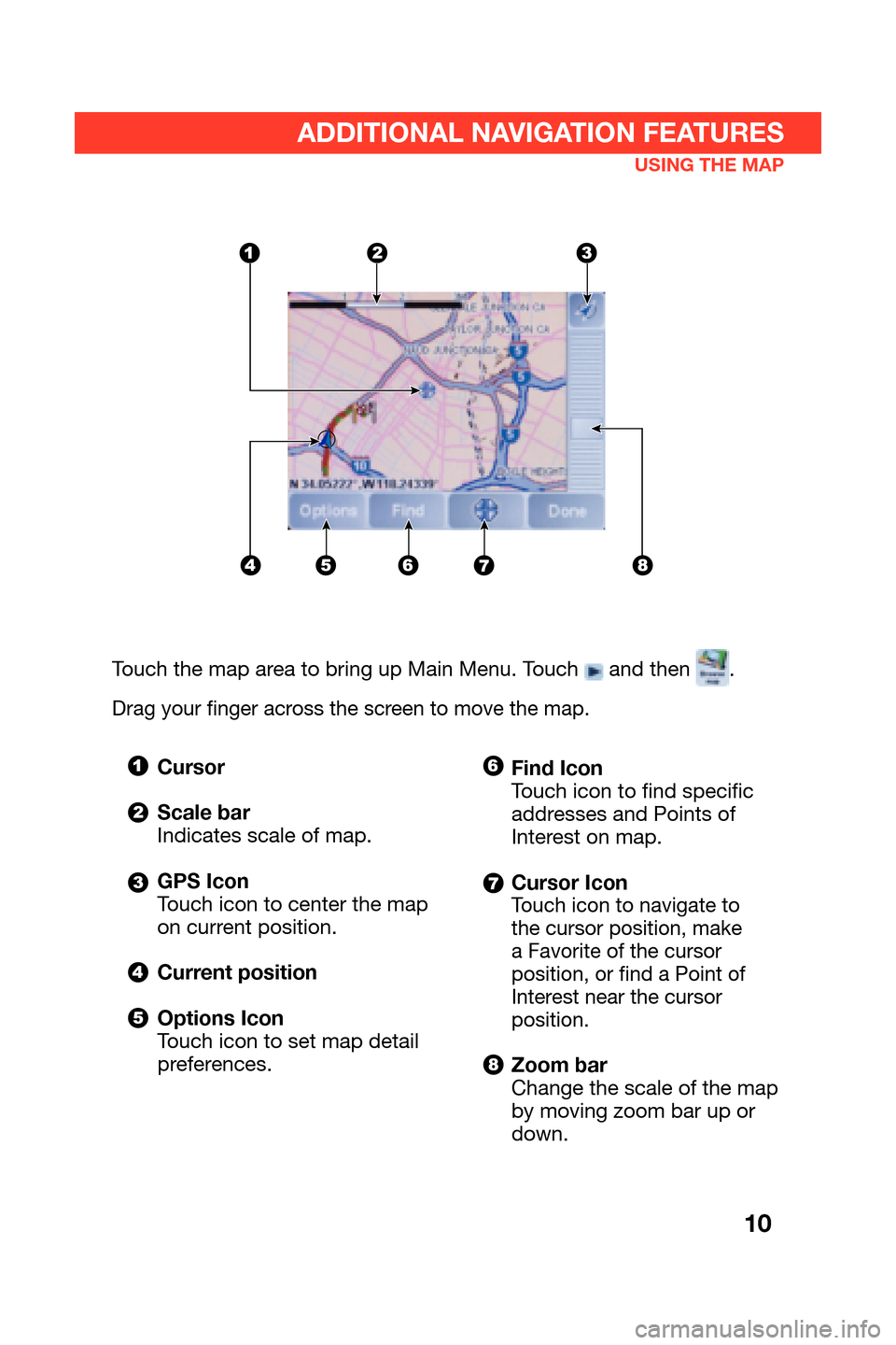 TOYOTA 4RUNNER 2008 N210 / 4.G Navigation Manual 