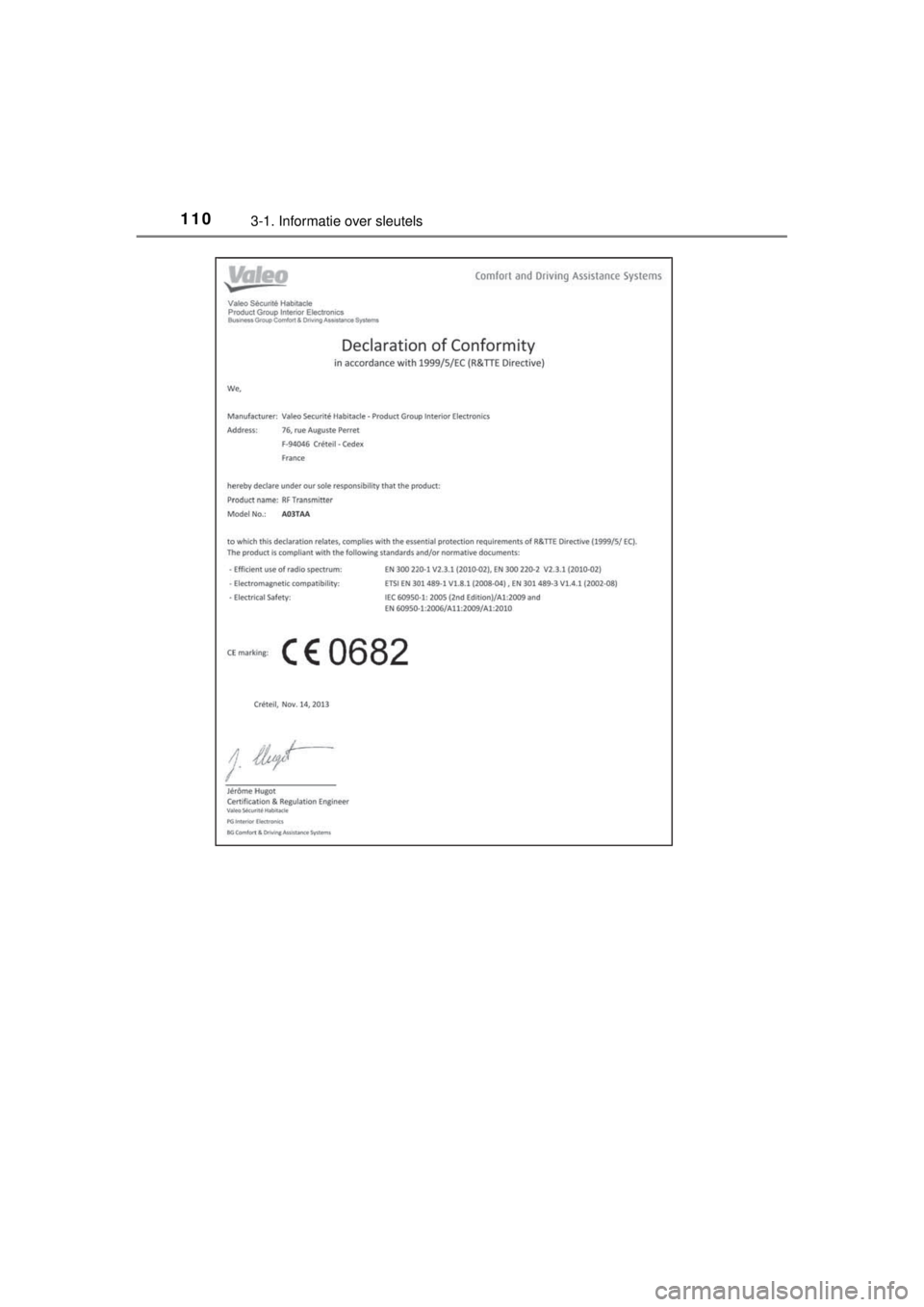 TOYOTA YARIS HATCHBACK 2014  Instructieboekje (in Dutch) 1103-1. Informatie over sleutels
YARIS_F_WE_52D53E 