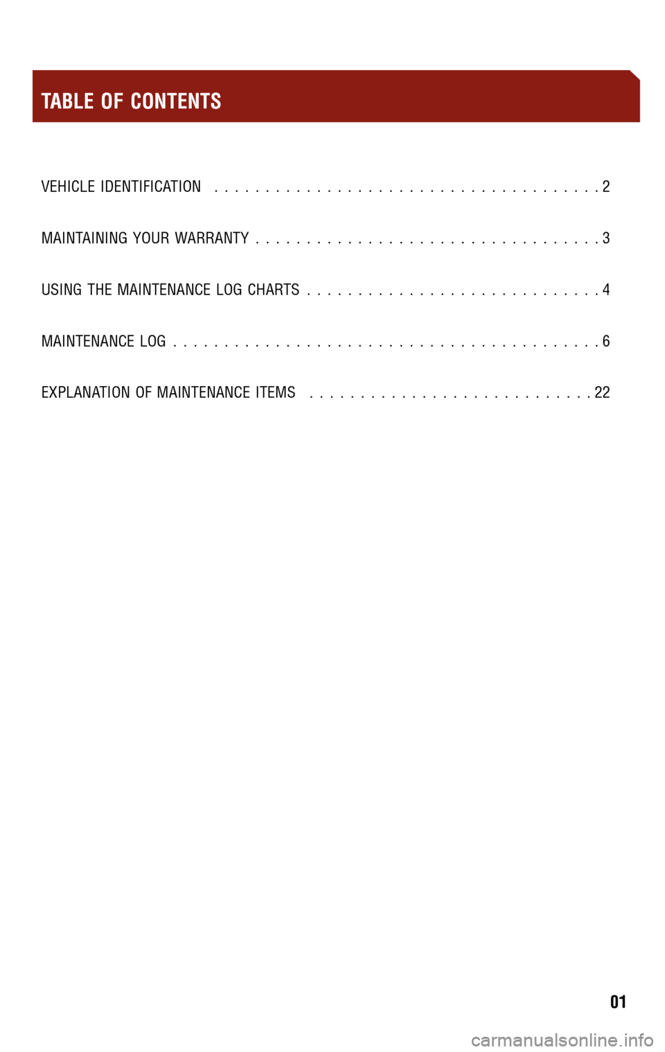 TOYOTA AVALON 2009 XX30 / 3.G Scheduled Maintenance Guide 