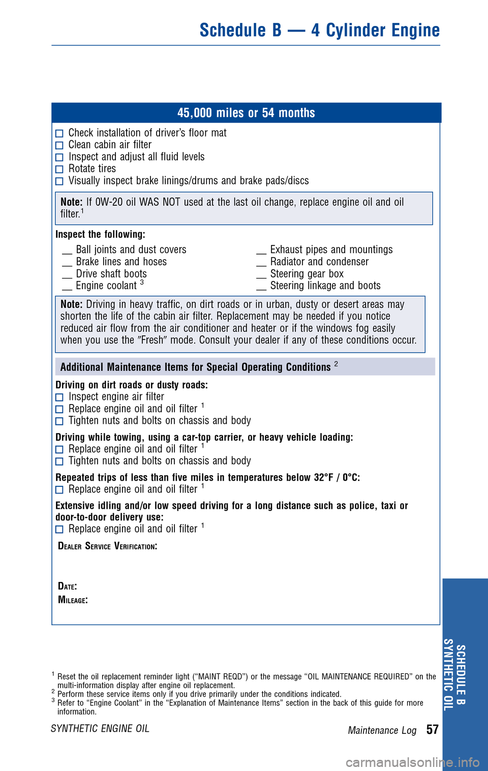 TOYOTA CAMRY 2010 XV40 / 8.G Warranty And Maintenance Guide TOYOTA CAMRY 2010 XV40 / 8.G Warranty And Maintenance Guide