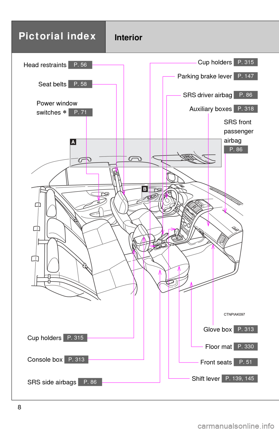 TOYOTA COROLLA 2013 11.G Owners Manual (532 Pages)