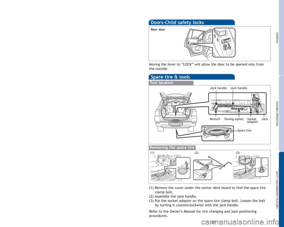 TOYOTA HIGHLANDER HYBRID 2011 XU40 / 2.G Quick Reference Guide 2011
Highlander Hybrid
!A word about safe vehicle operations This Quick Reference Guideis a summary of basic vehicle
operations. It contains brief descriptions of fundamental
operations so you can loc TOYOTA HIGHLANDER HYBRID 2011 XU40 / 2.G Quick Reference Guide 2011
Highlander Hybrid
!A word about safe vehicle operations This Quick Reference Guideis a summary of basic vehicle
operations. It contains brief descriptions of fundamental
operations so you can loc