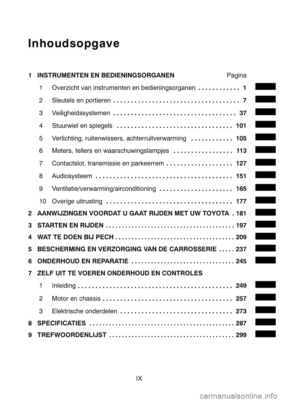 TOYOTA AYGO 2008  Instructieboekje (in Dutch) 