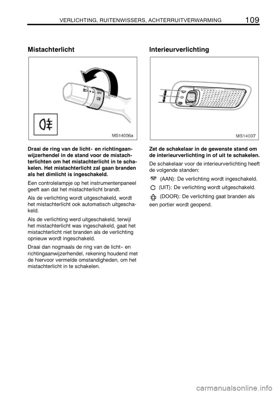 TOYOTA AYGO 2008  Instructieboekje (in Dutch) 