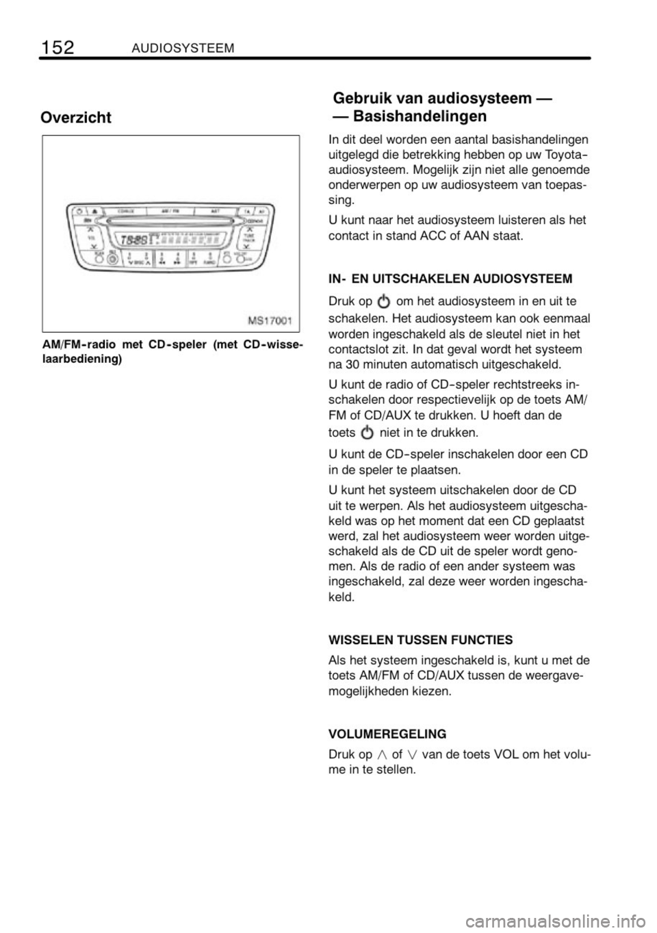 TOYOTA AYGO 2008  Instructieboekje (in Dutch) 