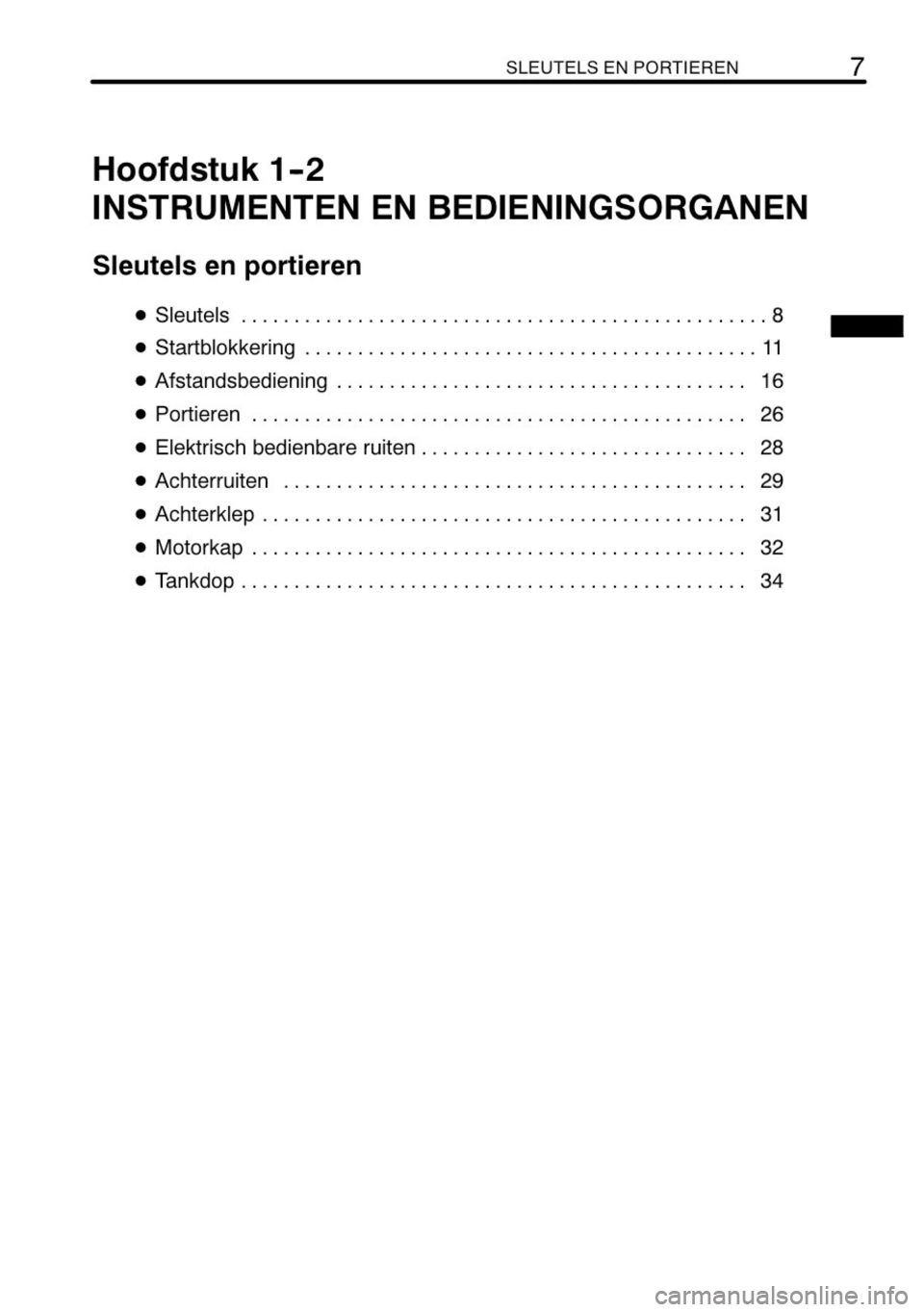TOYOTA AYGO 2008  Instructieboekje (in Dutch) 
