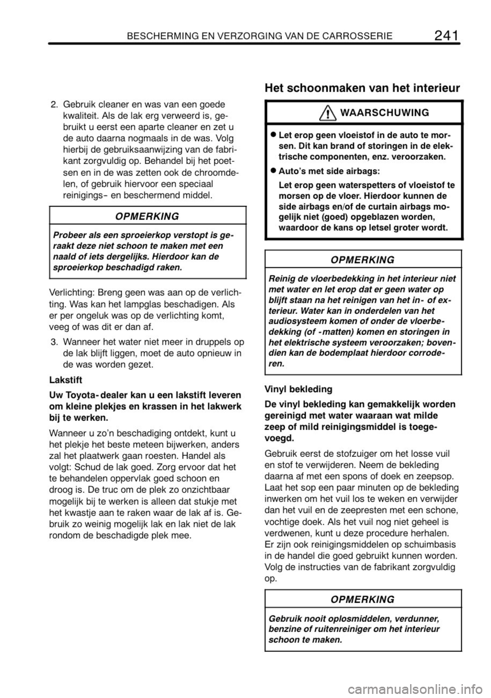 TOYOTA AYGO 2008  Instructieboekje (in Dutch) 
