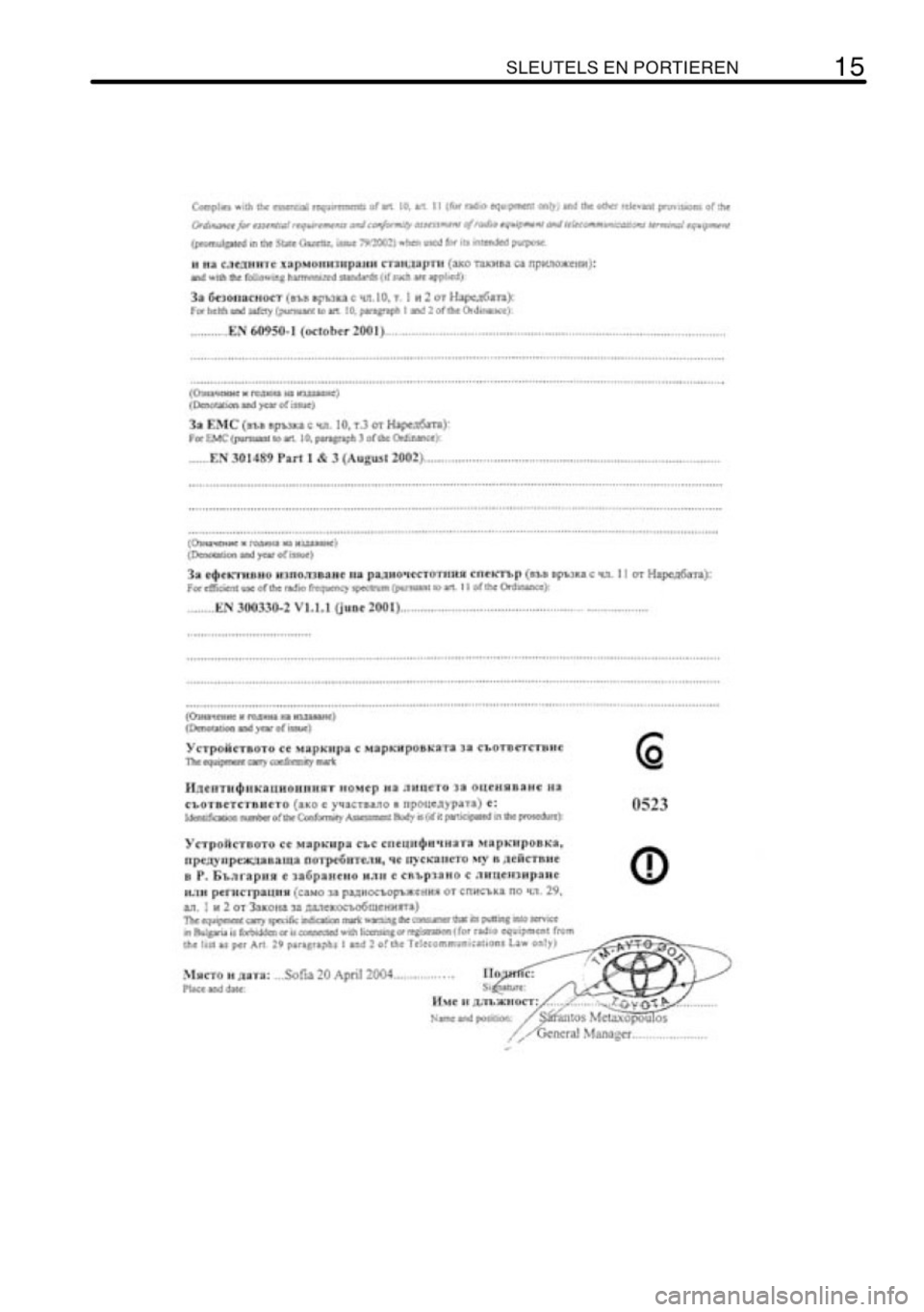 TOYOTA AYGO 2008  Instructieboekje (in Dutch) 