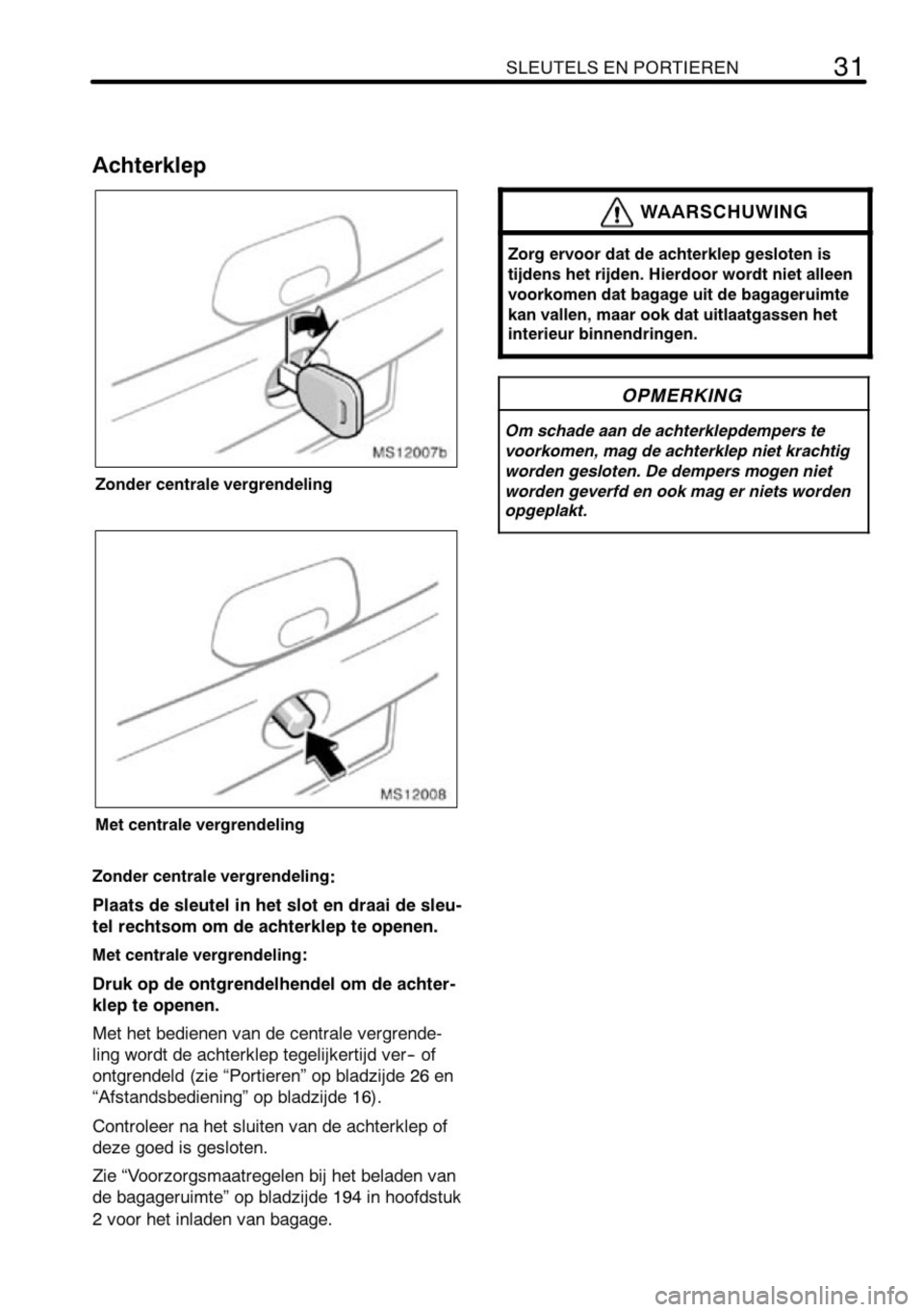 TOYOTA AYGO 2008  Instructieboekje (in Dutch) 