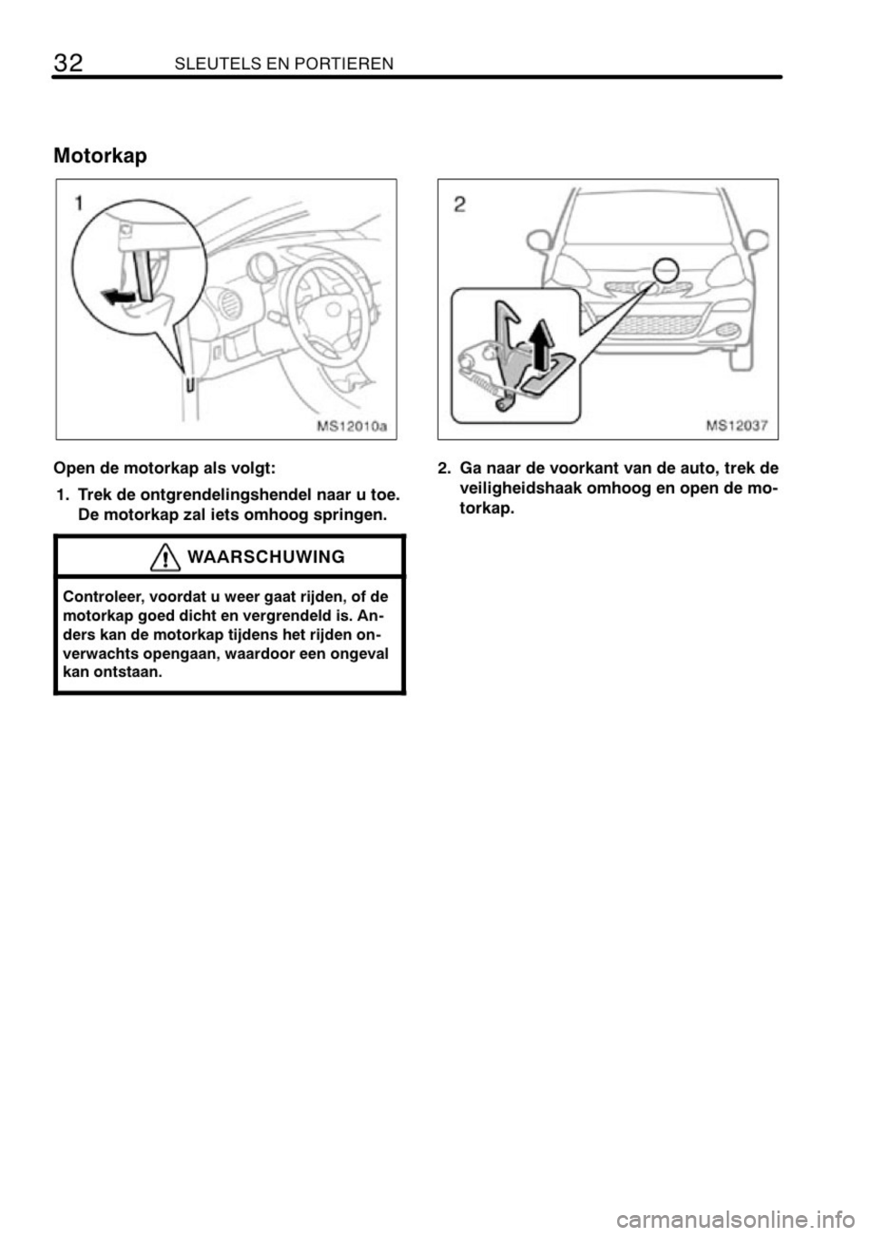 TOYOTA AYGO 2008  Instructieboekje (in Dutch) 