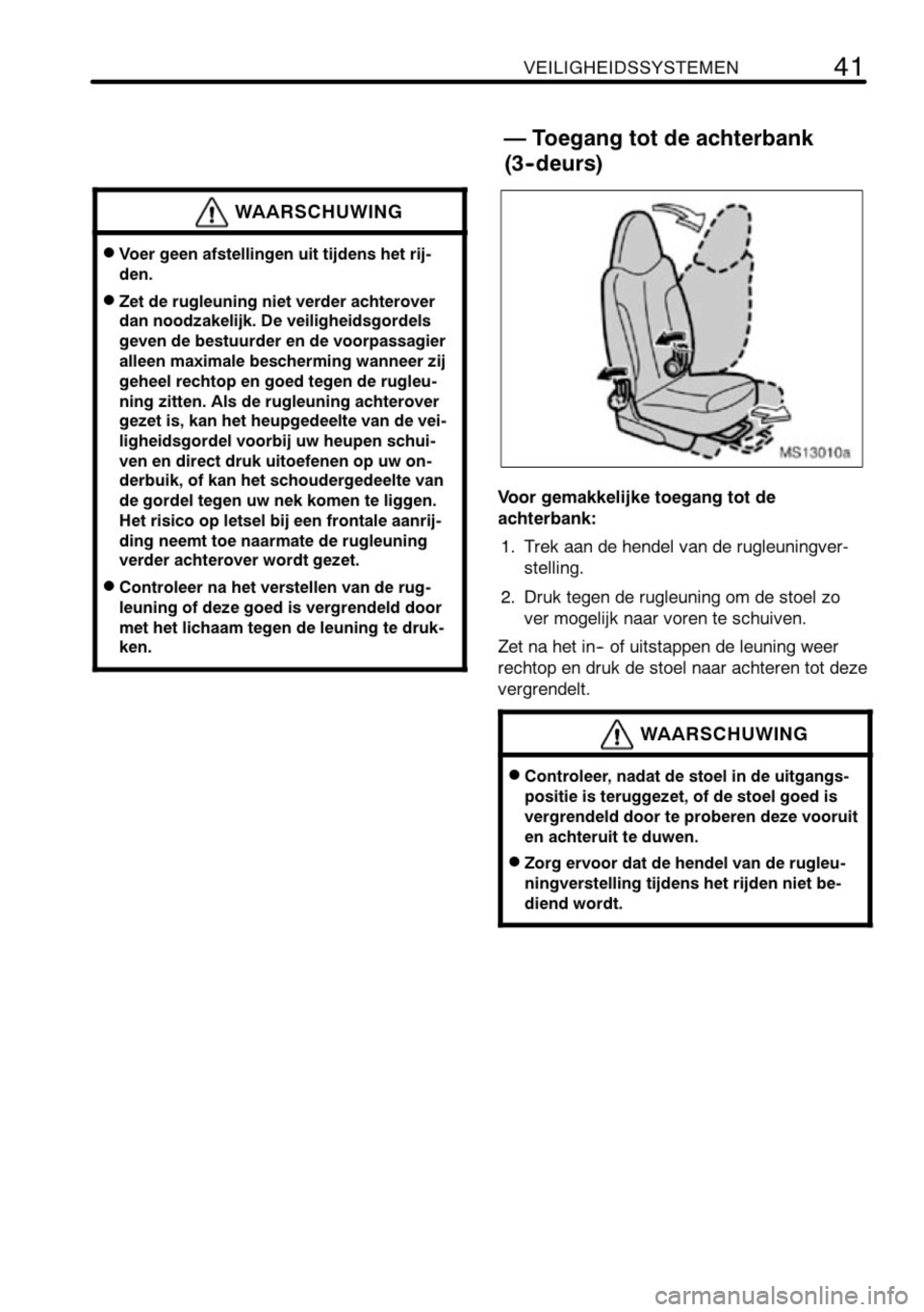 TOYOTA AYGO 2008 Instructieboekje (in Dutch) TOYOTA AYGO 2008 Instructieboekje (in Dutch)