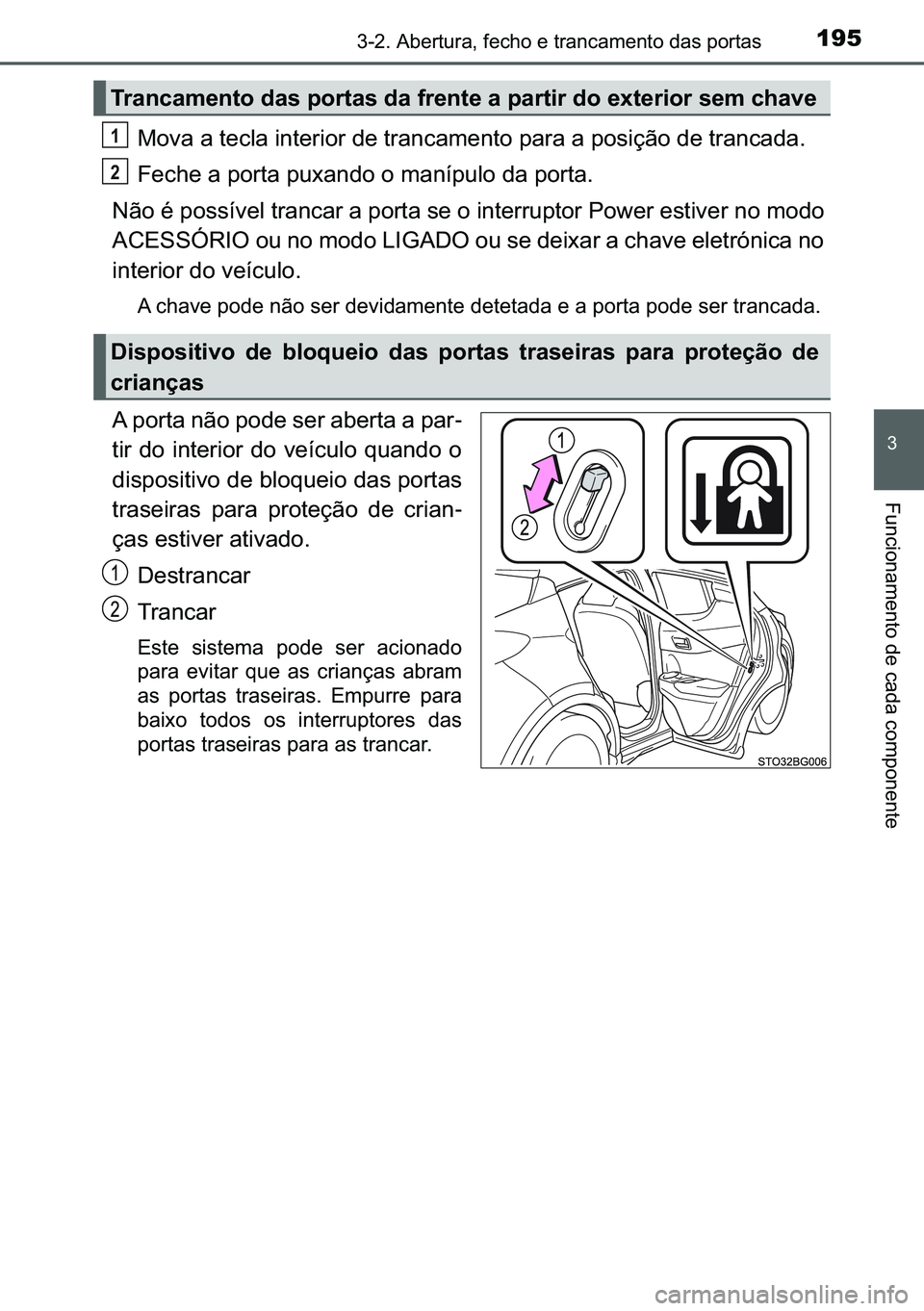 TOYOTA C-HR 2023  Manual de utilização (in Portuguese) 195������$�E�H�U�W�X�U�D���I�H�F�K�R��H��W�U�D�Q�F�D�P�H�Q�W�R��G�D�V��S�R�U�W�D�V
�
�)�X�Q�F�L�R�Q�D�P�H�Q�W�R��G�H��F�D�G�D��F�R�P�S�R�Q�H�Q�W�H
<0030005200590044000300440003005700480