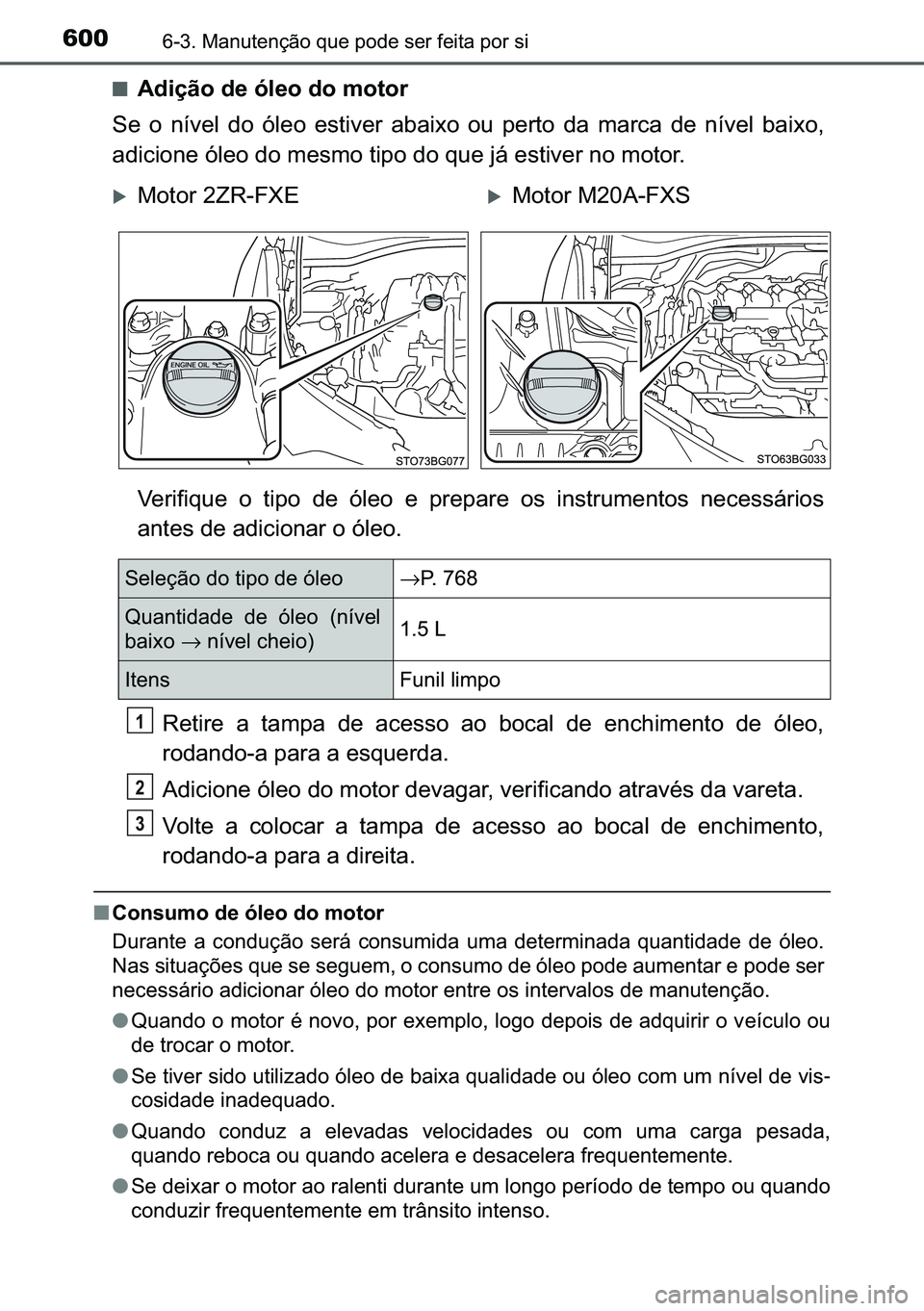 TOYOTA C-HR 2023  Manual de utilização (in Portuguese) 600������0�D�Q�X�W�H�Q�o�m�R��T�X�H��S�R�G�H��V�H�U��I�H�L�W�D��S�R�U��V�L
■�$�G�L�o�m�R��G�H��y�O�H�R��G�R��P�R�W�R�U
�6�H� �R� �Q�t�Y�H�O� �G�R� �y�O�H�R� �H�V�W�L�Y�H�U� �D�E