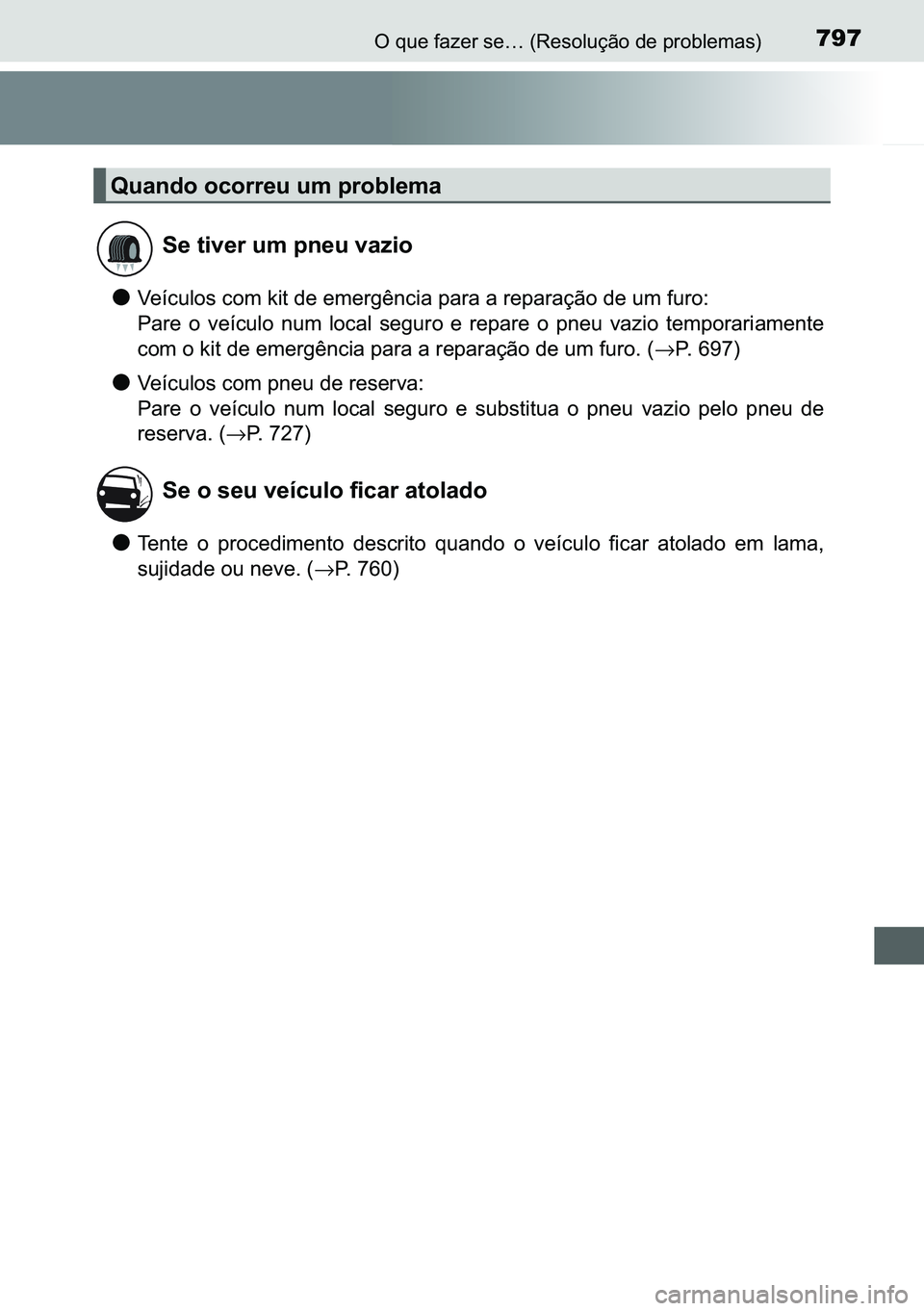 TOYOTA C-HR 2023  Manual de utilização (in Portuguese) 797�2��T�X�H��I�D�]�H�U��V�H�«���5�H�V�R�O�X�o�m�R��G�H��S�U�R�E�O�H�P�D�V�
●�9�H�t�F�X�O�R�V��F�R�P��N�L�W��G�H��H�P�H�U�J�r�Q�F�L�D��S�D�U�D��D��U�H�S�D�U�D�o�m�R��G�H��X�P��I�X