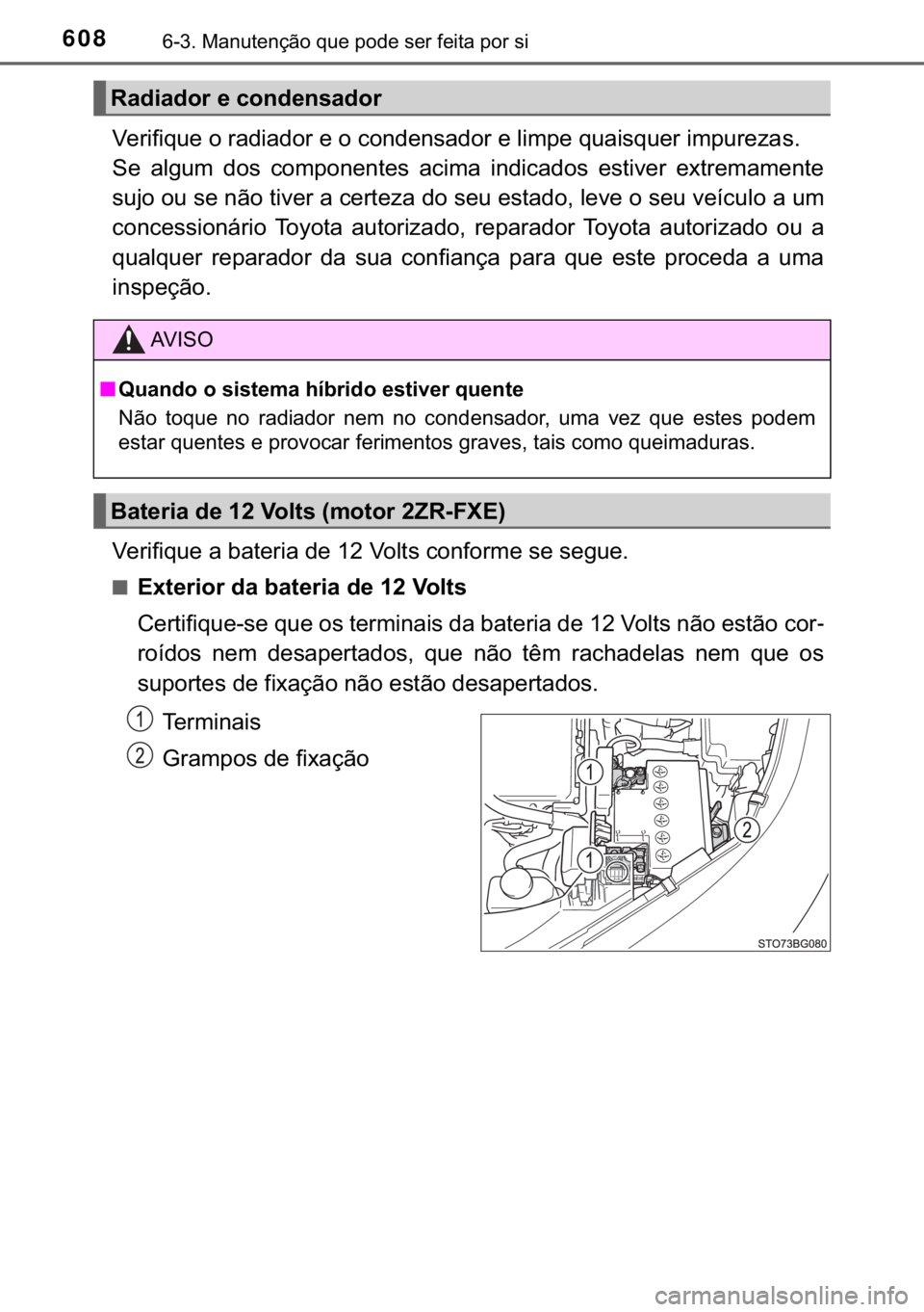 TOYOTA C-HR 2020  Manual de utilização (in Portuguese) 608������0�D�Q�X�W�H�Q�o�m�R��T�X�H��S�R�G�H��V�H�U��I�H�L�W�D��S�R�U��V�L
�9�H�U�L�I�L�T�X�H��R��U�D�G�L�D�G�R�U��H��R��F�R�Q�G�H�Q�V�D�G�R�U��H��O�L�P�S�H��T�X�D�L�V�T�X�H�U��L�P