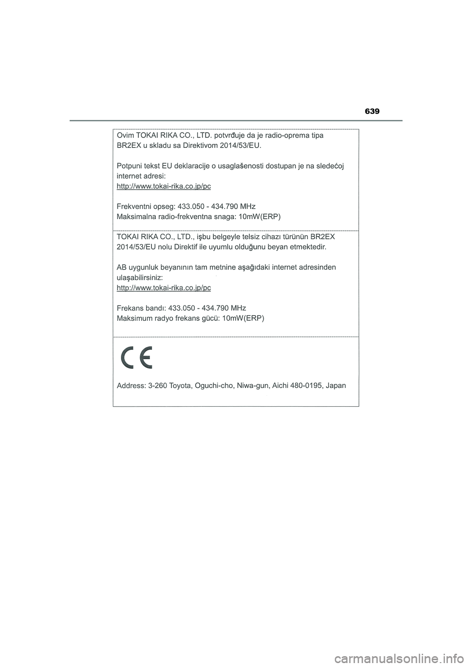 TOYOTA CAMRY HYBRID 2021  Instructieboekje (in Dutch) 639
CAMRY_HV_EE
CAMRY_HV_OM_Europe_OM33F05E.book  Page 639  Wednesday, January 20, 2021  6:09 PM 