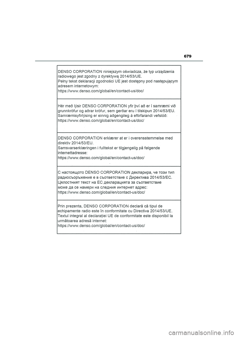 TOYOTA CAMRY HYBRID 2021  Instructieboekje (in Dutch) 679
CAMRY_HV_EE
CAMRY_HV_OM_Europe_OM33F05E.book  Page 679  Wednesday, January 20, 2021  6:09 PM 
