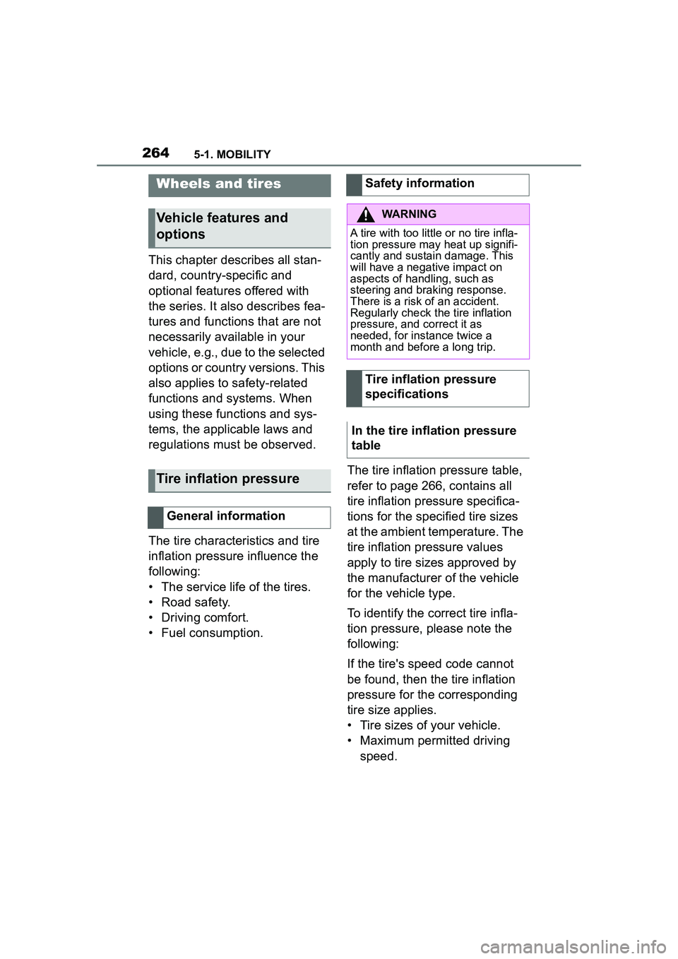 TOYOTA GR SUPRA 2022 Owners Manual 2645-1. MOBILITY
This chapter describes all stan-
dard, country-specific and
optional features offered with
the series. It also describes fea-
tures and functions that are not
necessarily available TOYOTA GR SUPRA 2022 Owners Manual 2645-1. MOBILITY
This chapter describes all stan-
dard, country-specific and
optional features offered with
the series. It also describes fea-
tures and functions that are not
necessarily available