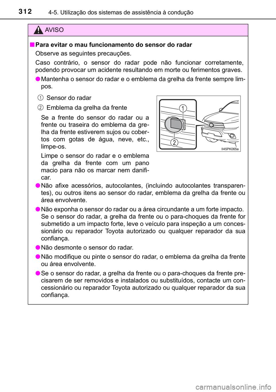 TOYOTA HILUX 2019  Manual de utilização (in Portuguese) 312<0017001000180011000300380057004c004f004c005d0044006f006d0052000300470052005600030056004c0056005700480050004400560003004700480003004400560056004c00560057007200510046004c00440003006a0003004600520051