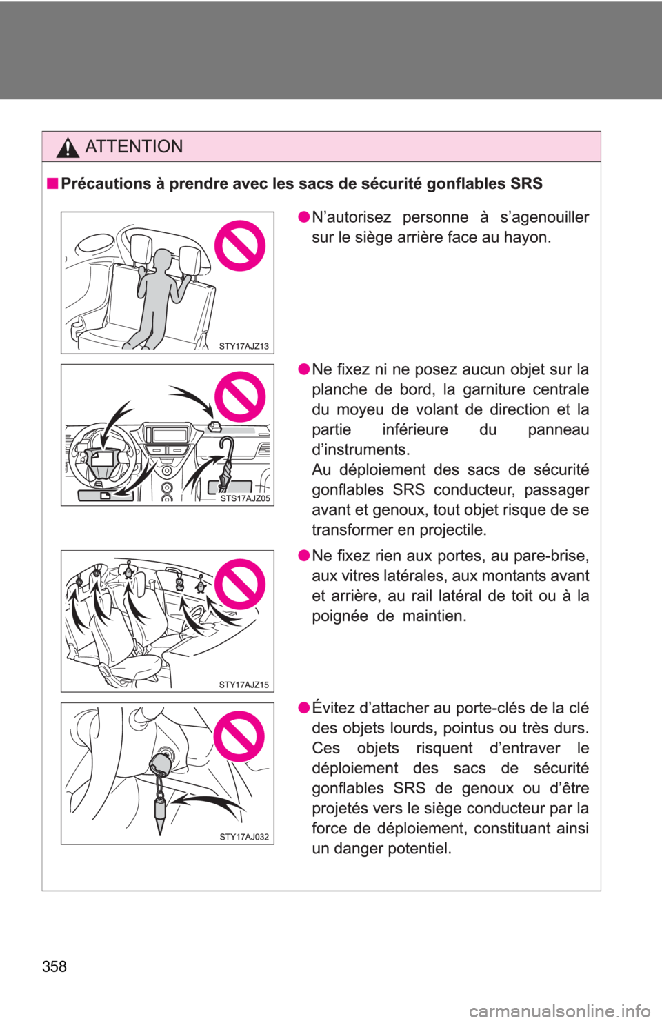 TOYOTA IQ 2014  Owners Manual 358 