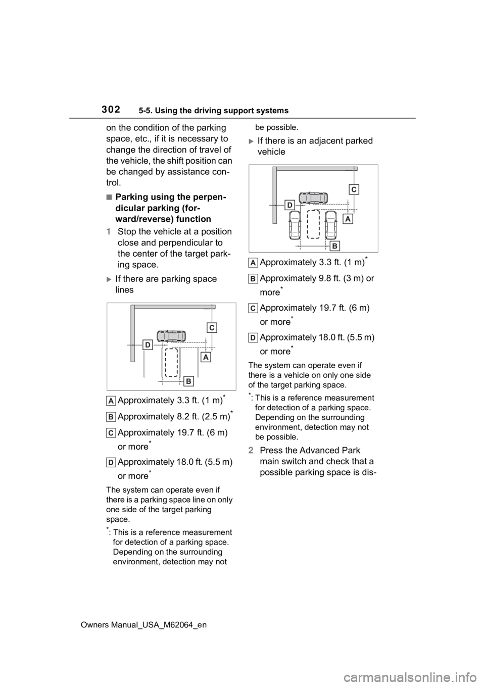 TOYOTA MIRAI 2023 Owners Manual 3025-5. Using the driving support systems
Owners Manual_USA_M62064_en
on the condition of the parking
space, etc., if it is necessary to
change the direction of travel of
the vehicle, the shift pos TOYOTA MIRAI 2023 Owners Manual 3025-5. Using the driving support systems
Owners Manual_USA_M62064_en
on the condition of the parking
space, etc., if it is necessary to
change the direction of travel of
the vehicle, the shift pos