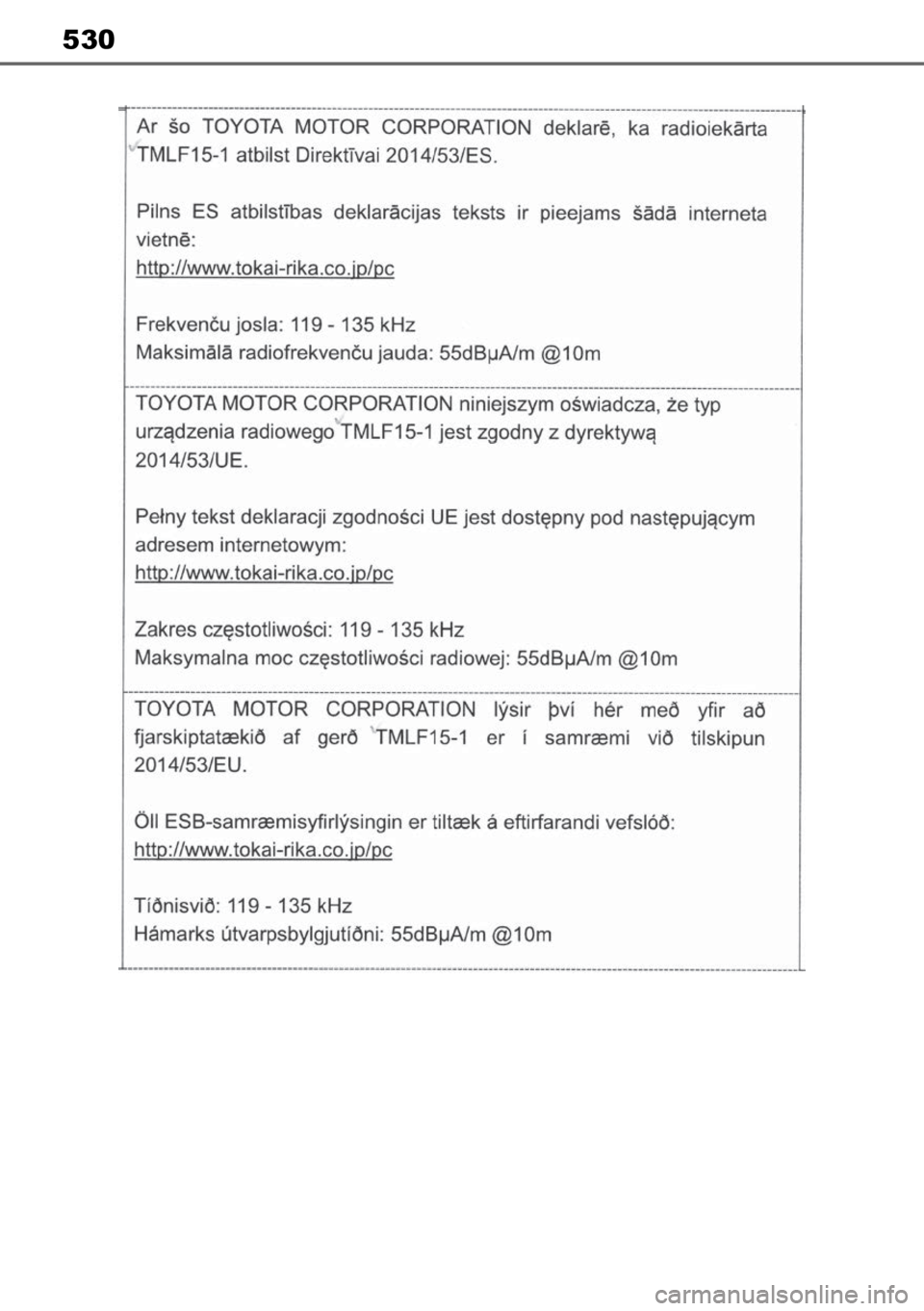 TOYOTA MIRAI 2023 Manual de utilização (in Portuguese) 530 TOYOTA MIRAI 2023 Manual de utilização (in Portuguese) 530