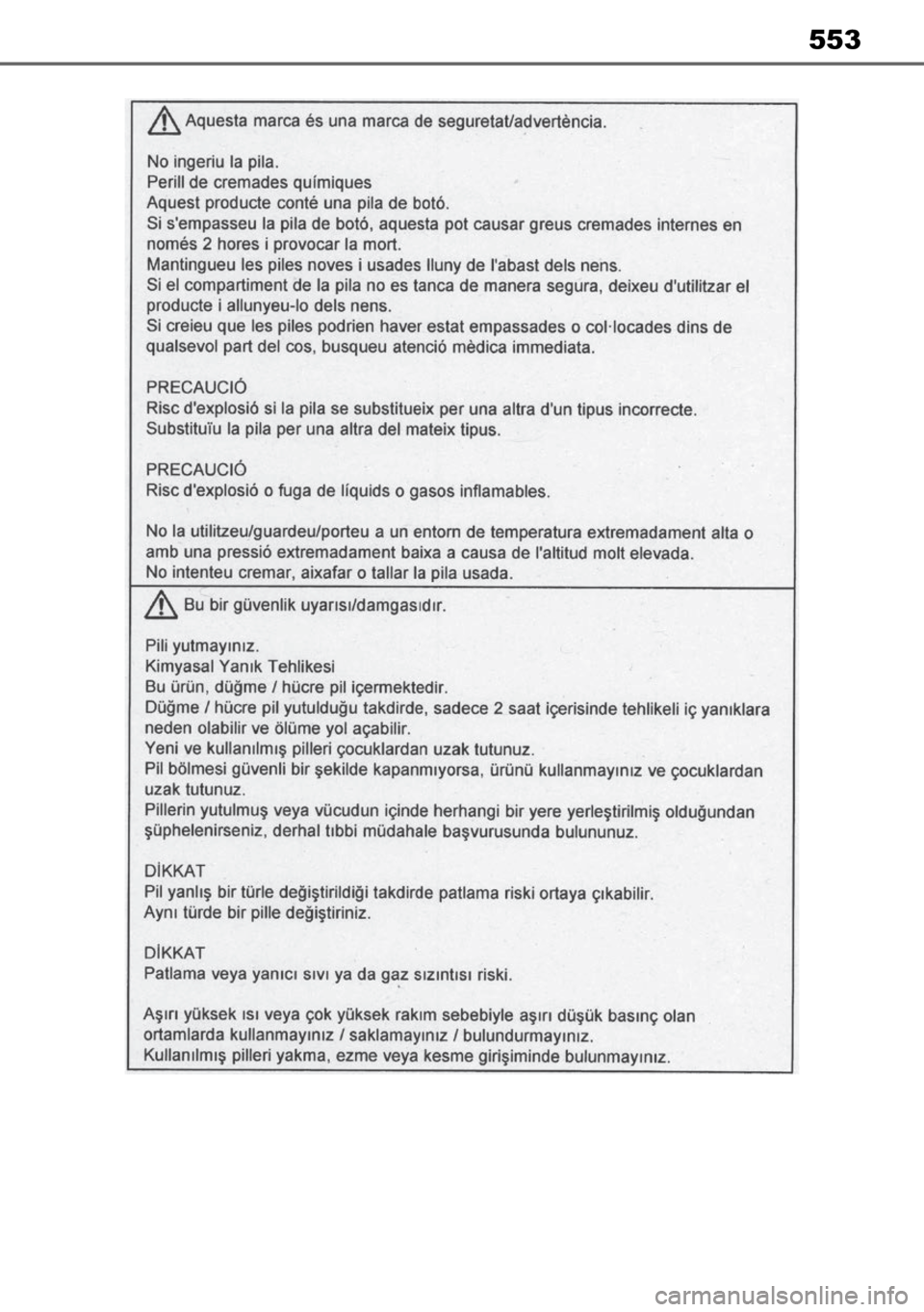 TOYOTA MIRAI 2023 Manual de utilização (in Portuguese) 553 TOYOTA MIRAI 2023 Manual de utilização (in Portuguese) 553