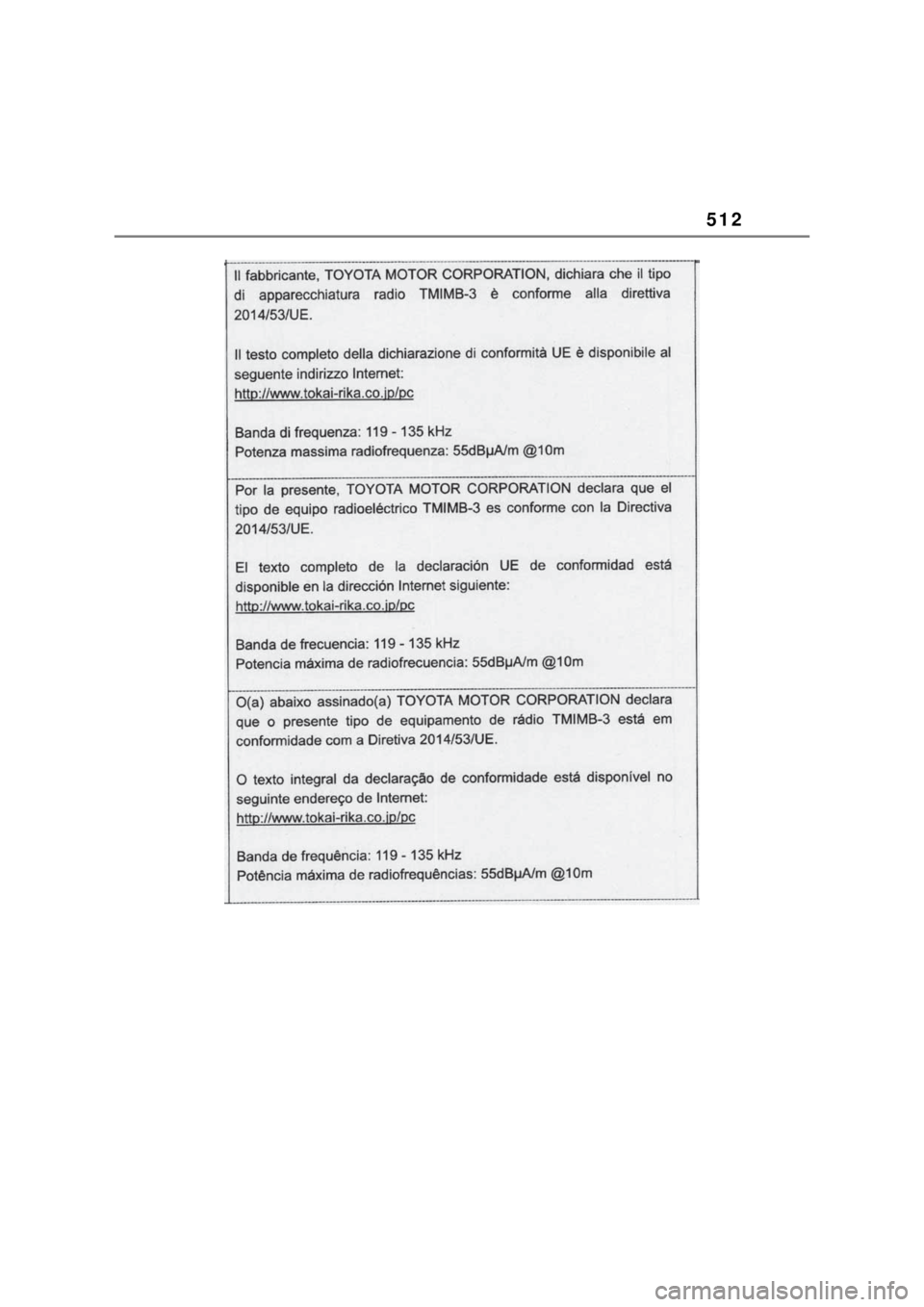 TOYOTA MIRAI 2022 Manual de utilização (in Portuguese) 512 TOYOTA MIRAI 2022 Manual de utilização (in Portuguese) 512