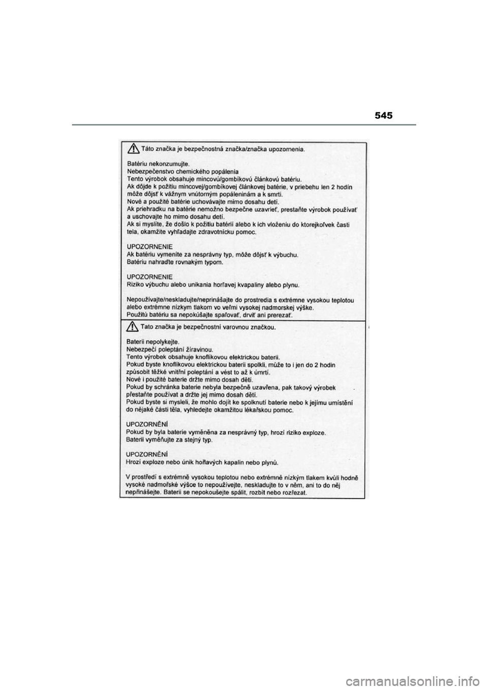 TOYOTA MIRAI 2021 Instructieboekje (in Dutch) 545
MIRAI Handleiding_Europa_M62035_nl
MIRAI_OM_Europe_OM62035E.book Page 545 Friday, November 6, 2020 11:27 AM TOYOTA MIRAI 2021 Instructieboekje (in Dutch) 545
MIRAI Handleiding_Europa_M62035_nl
MIRAI_OM_Europe_OM62035E.book Page 545 Friday, November 6, 2020 11:27 AM