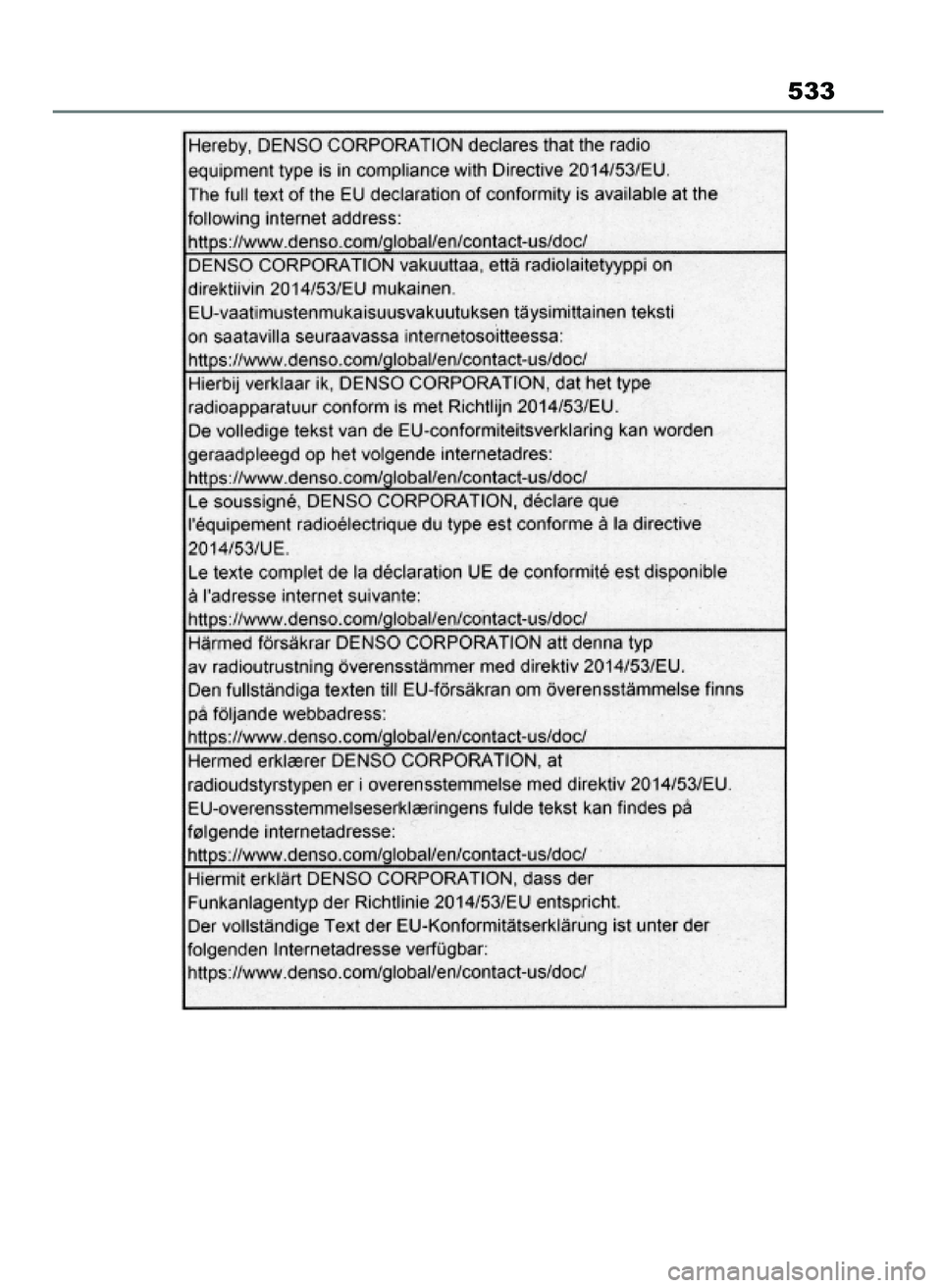 TOYOTA MIRAI 2020 Instrukcja obsługi (in Polish) 533
70 Mirai OM62035E 10/2/21 19:44 Page 533 TOYOTA MIRAI 2020 Instrukcja obsługi (in Polish) 533
70 Mirai OM62035E 10/2/21 19:44 Page 533