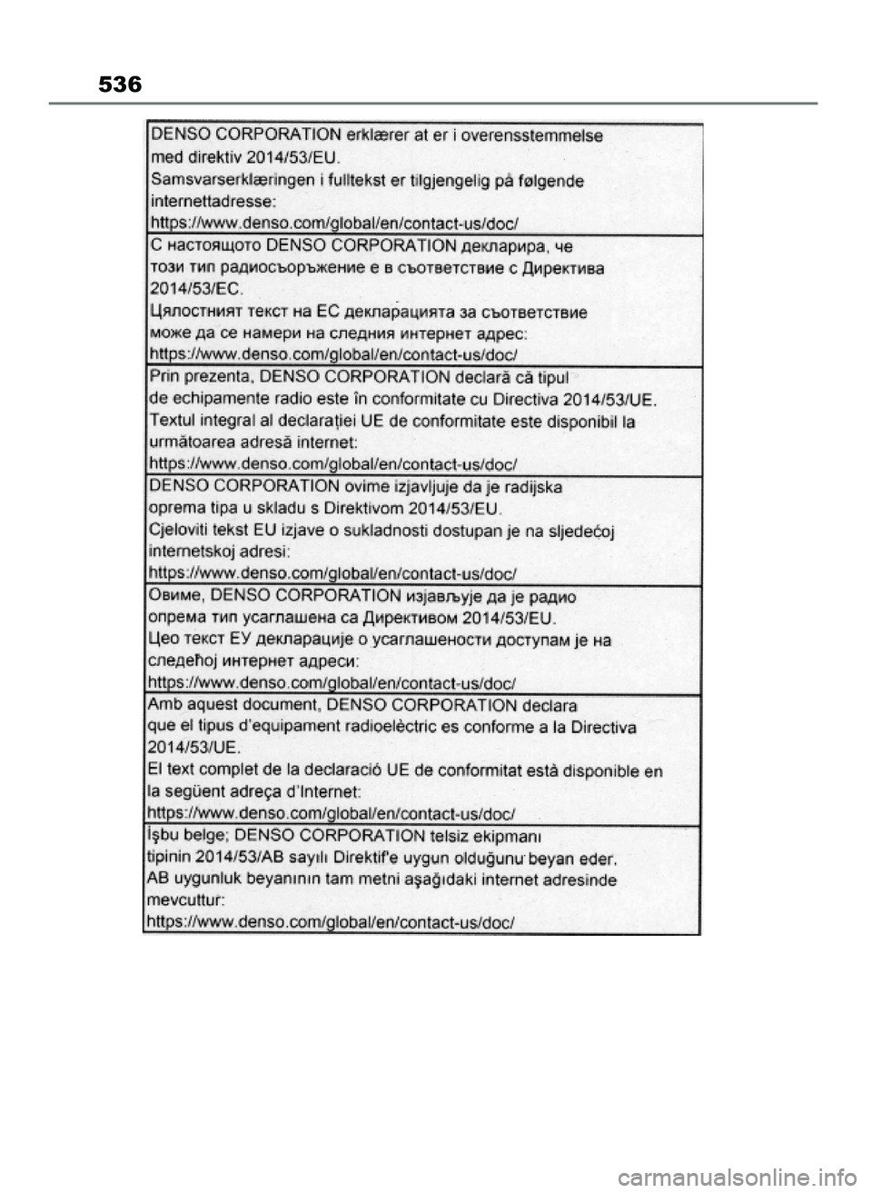 TOYOTA MIRAI 2020 Instrukcja obsługi (in Polish) 536
70 Mirai OM62035E 10/2/21 19:44 Page 536 TOYOTA MIRAI 2020 Instrukcja obsługi (in Polish) 536
70 Mirai OM62035E 10/2/21 19:44 Page 536