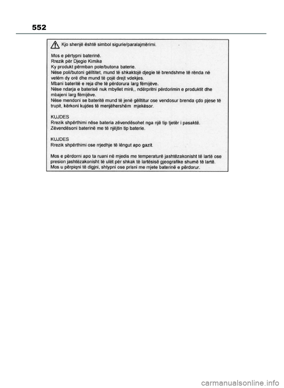 TOYOTA MIRAI 2020  Instrukcja obsługi (in Polish) 552
70 Mirai OM62035E  10/2/21  19:44  Page 552 