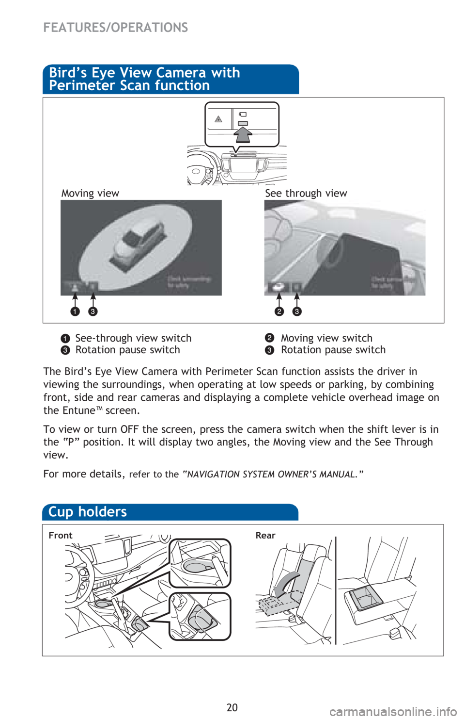 TOYOTA RAV4 2016 XA40 / 4.G Quick Reference Guide ��
�&�X�S��K�R�O�G�H�U�V
�)�U�R�Q�W�5�H�D�U
�)�(�$�7�8�5�(�6��2�3�(�5�$�7�,�2�1�6
�%�L�U�G�