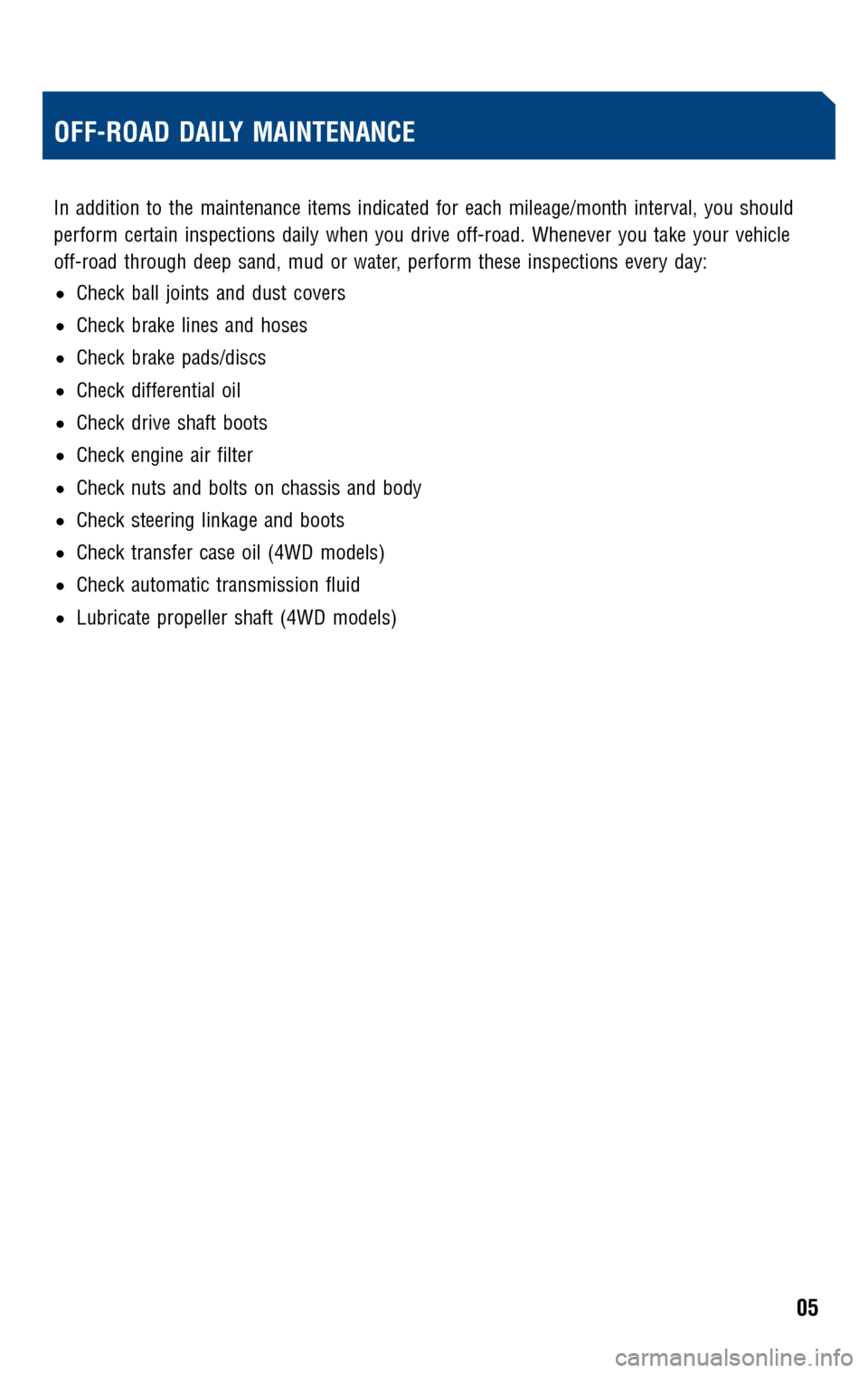 TOYOTA SEQUOIA 2009 2.G Scheduled Maintenance Guide TOYOTA SEQUOIA 2009 2.G Scheduled Maintenance Guide