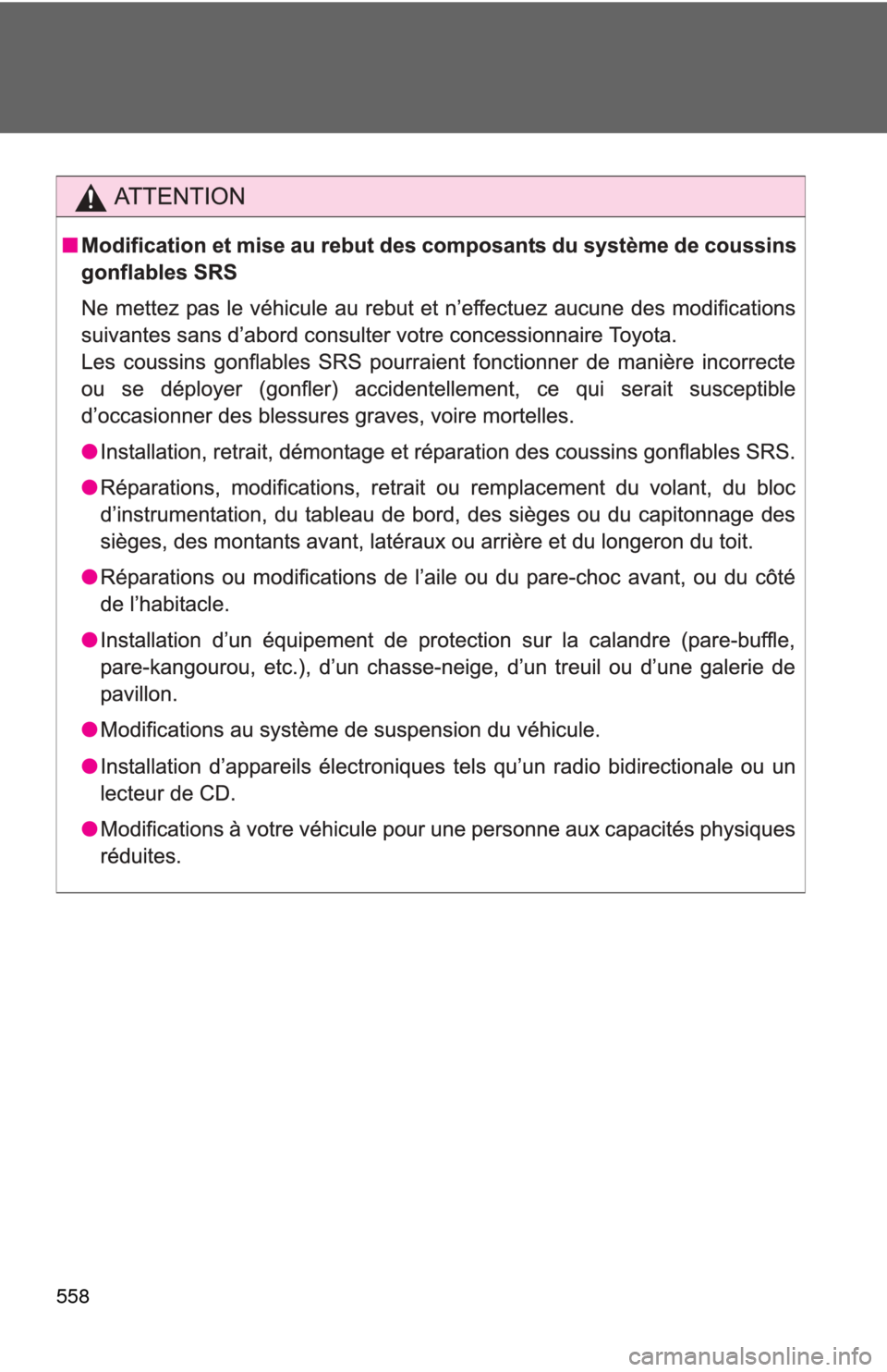 TOYOTA SEQUOIA 2016 2.G Owners Manual 558 