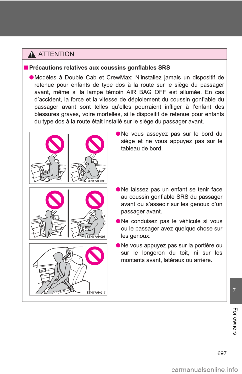 TOYOTA TUNDRA 2011 2.G Owners Manual 697
7
For owners TOYOTA TUNDRA 2011 2.G Owners Manual 697
7
For owners