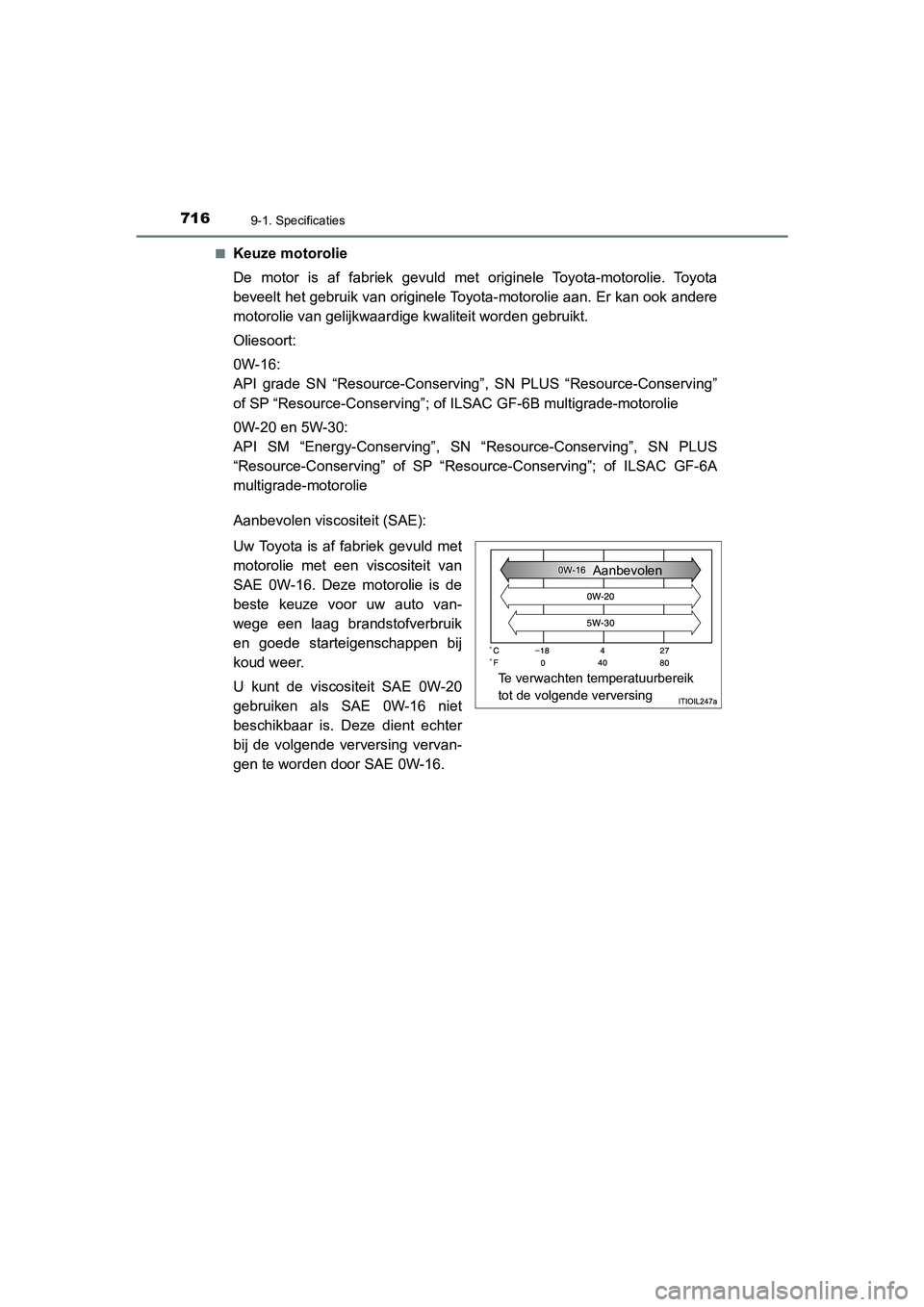 TOYOTA PRIUS PLUG-IN HYBRID 2021  Instructieboekje (in Dutch) 7169-1. Specificaties
Prius Plug-in Hybrid_OM_OM47E75E_(EE)■
Keuze motorolie
De motor is af fabriek gevuld met originele Toyota-motorolie. Toyota
beveelt het gebruik van originele Toyota-motorolie a