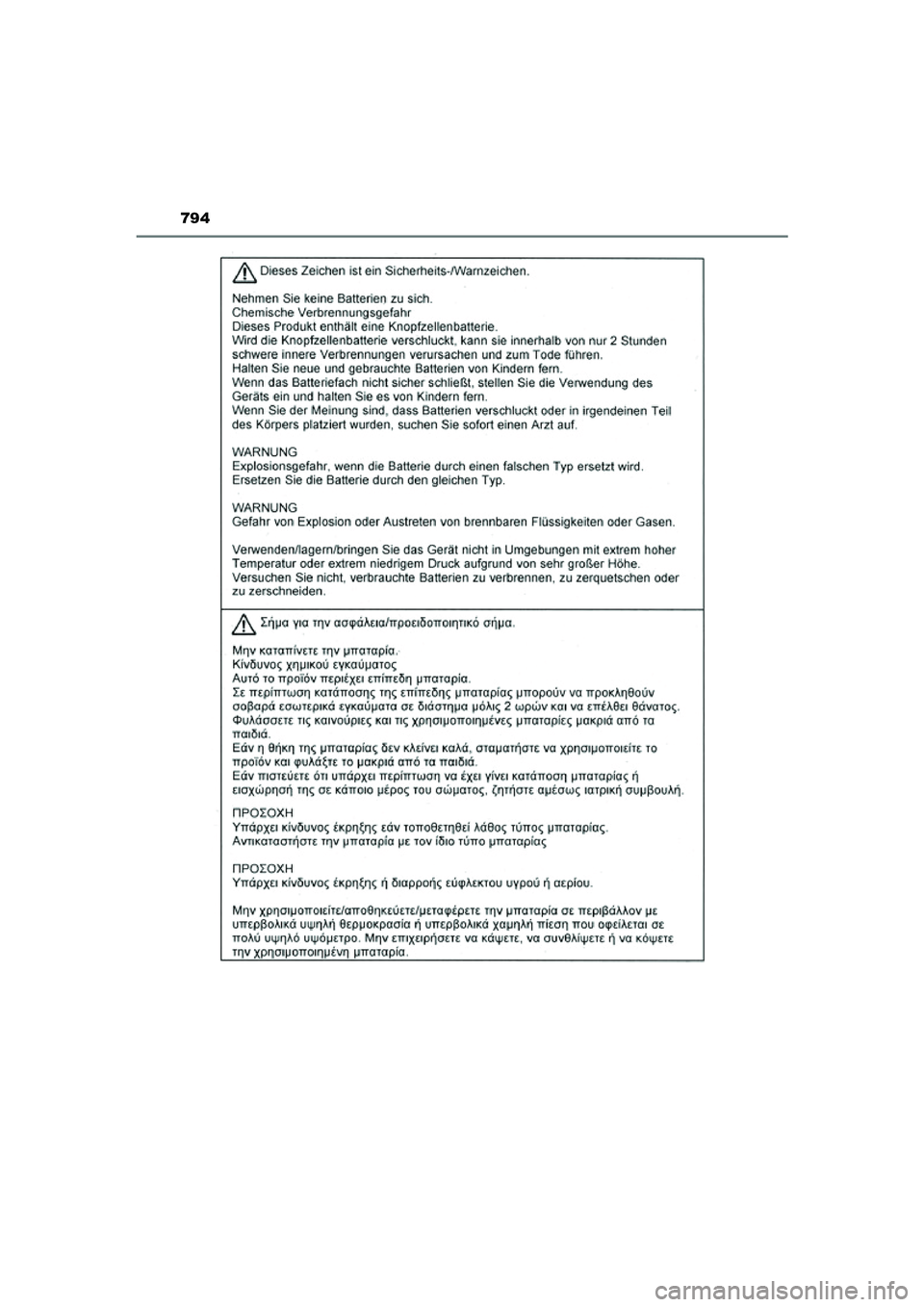 TOYOTA PRIUS PLUG-IN HYBRID 2021  Instructieboekje (in Dutch) 794
Prius Plug-in Hybrid_OM_OM47E75E_(EE)
Prius Plug-in Hybrid_OM_OM47E75E_(EE).book  Page 794  Tuesday, May 11, 2021  9:32 AM 