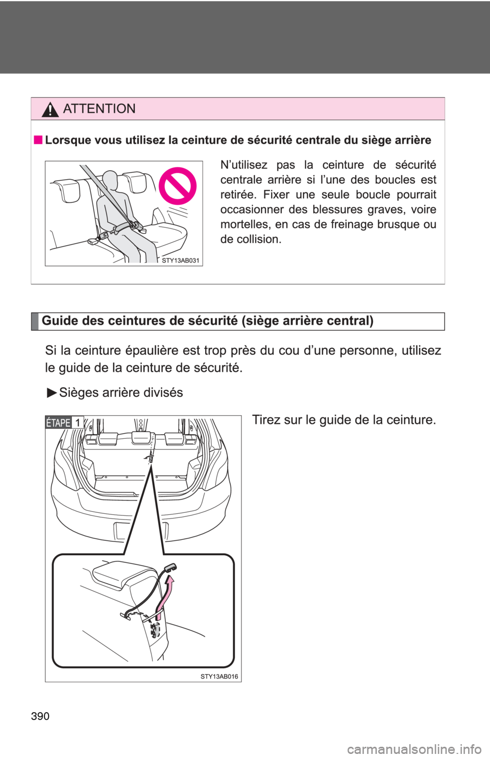 TOYOTA YARIS 2011 3.G Owners Manual 390
   
   