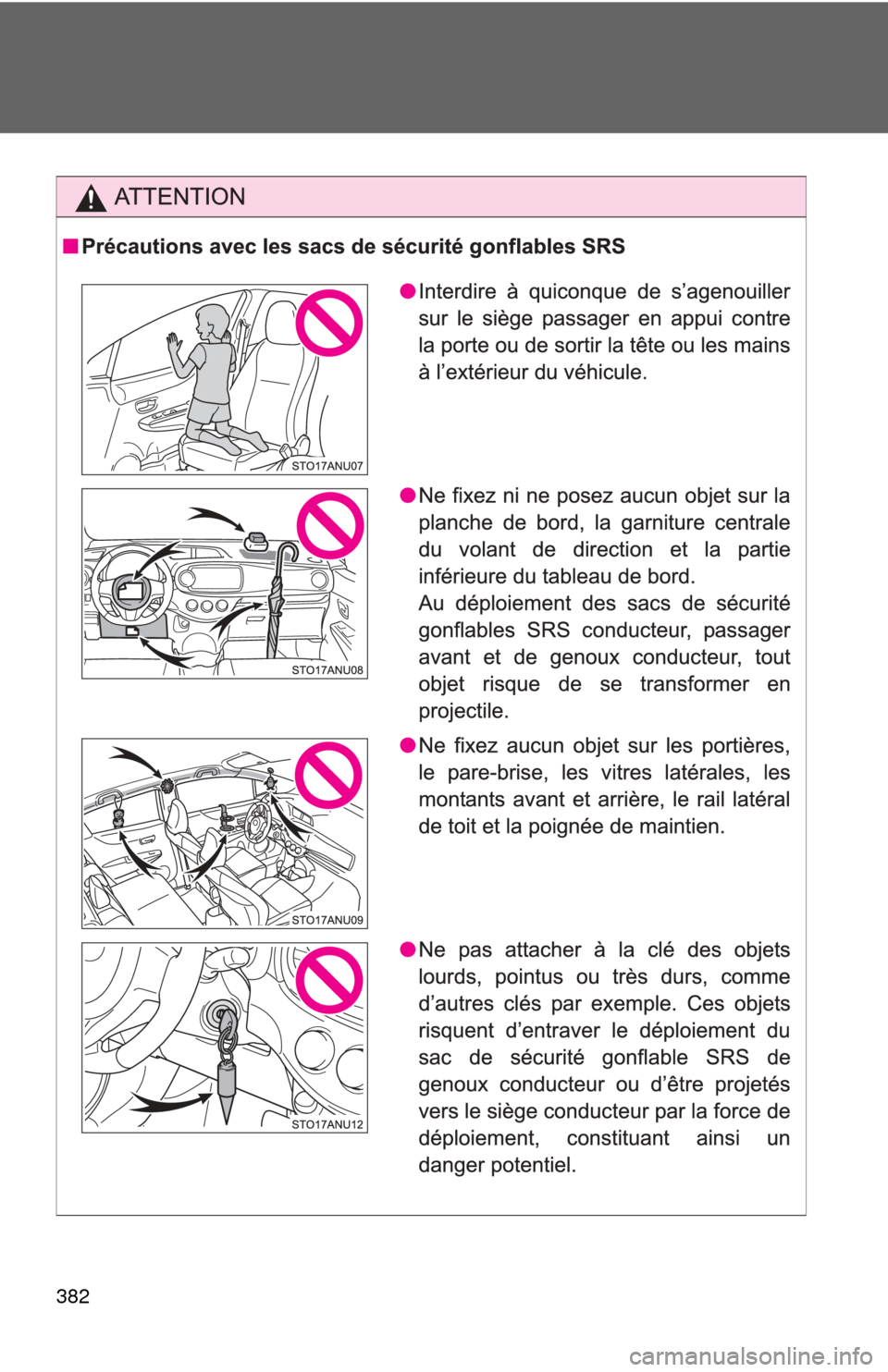 TOYOTA YARIS 2014 3.G Owners Manual 382 