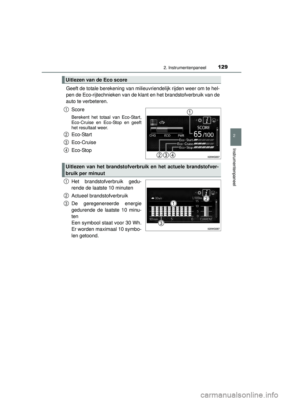 TOYOTA PRIUS PLUS 2016 Instructieboekje (in Dutch) 1292. Instrumentenpaneel
2
Instrumentenpaneel
PRIUS +_OM_OM47B24E_(EE)
Geeft de totale berekening van milieuvriendelijk rijden weer om te hel-
pen de Eco-rijtechnieken van de klant en het brandstofve TOYOTA PRIUS PLUS 2016 Instructieboekje (in Dutch) 1292. Instrumentenpaneel
2
Instrumentenpaneel
PRIUS +_OM_OM47B24E_(EE)
Geeft de totale berekening van milieuvriendelijk rijden weer om te hel-
pen de Eco-rijtechnieken van de klant en het brandstofve