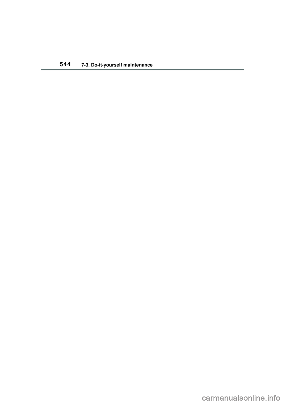 TOYOTA PRIUS PRIME 2023  Owners Manual 5447-3. Do-it-yourself maintenance 