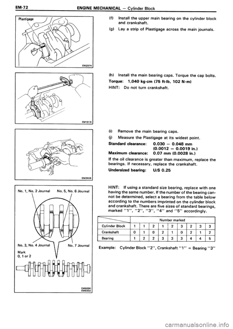 TOYOTA SUPRA 1990 3.G Workshop Manual TOYOTA SUPRA 1990 3.G Workshop Manual