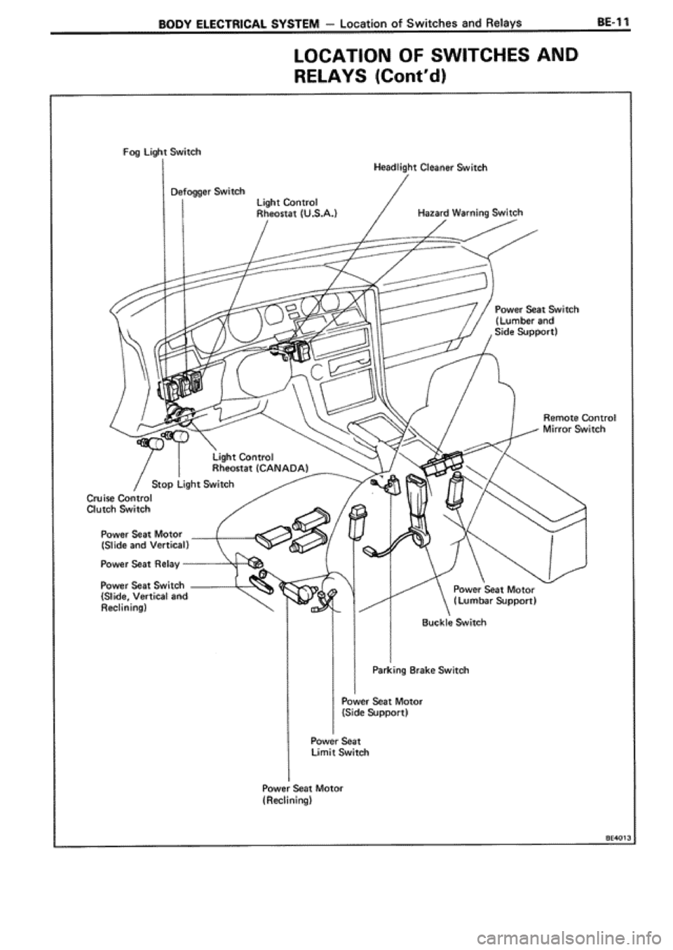 TOYOTA SUPRA 1990 3.G Workshop Manual TOYOTA SUPRA 1990 3.G Workshop Manual