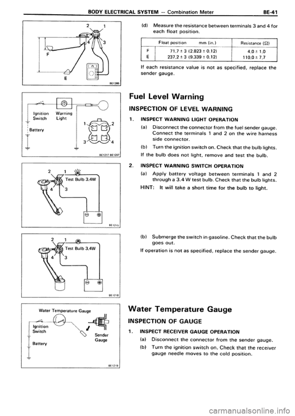 TOYOTA SUPRA 1990 3.G Workshop Manual TOYOTA SUPRA 1990 3.G Workshop Manual