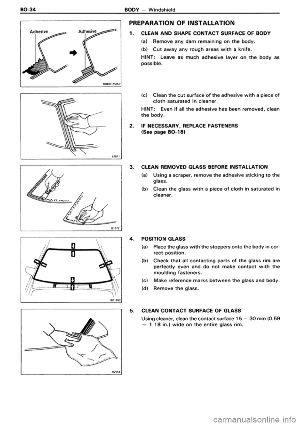 TOYOTA SUPRA 1990 3.G Workshop Manual 